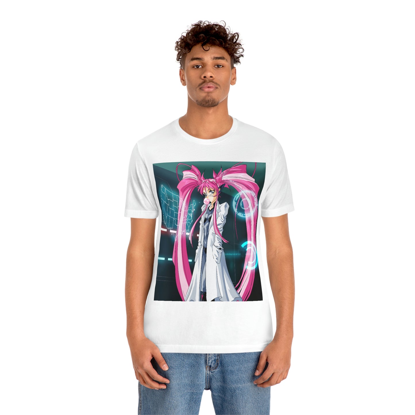 Yuimei definitely not plotting world domination Unisex Jersey Short Sleeve Tee