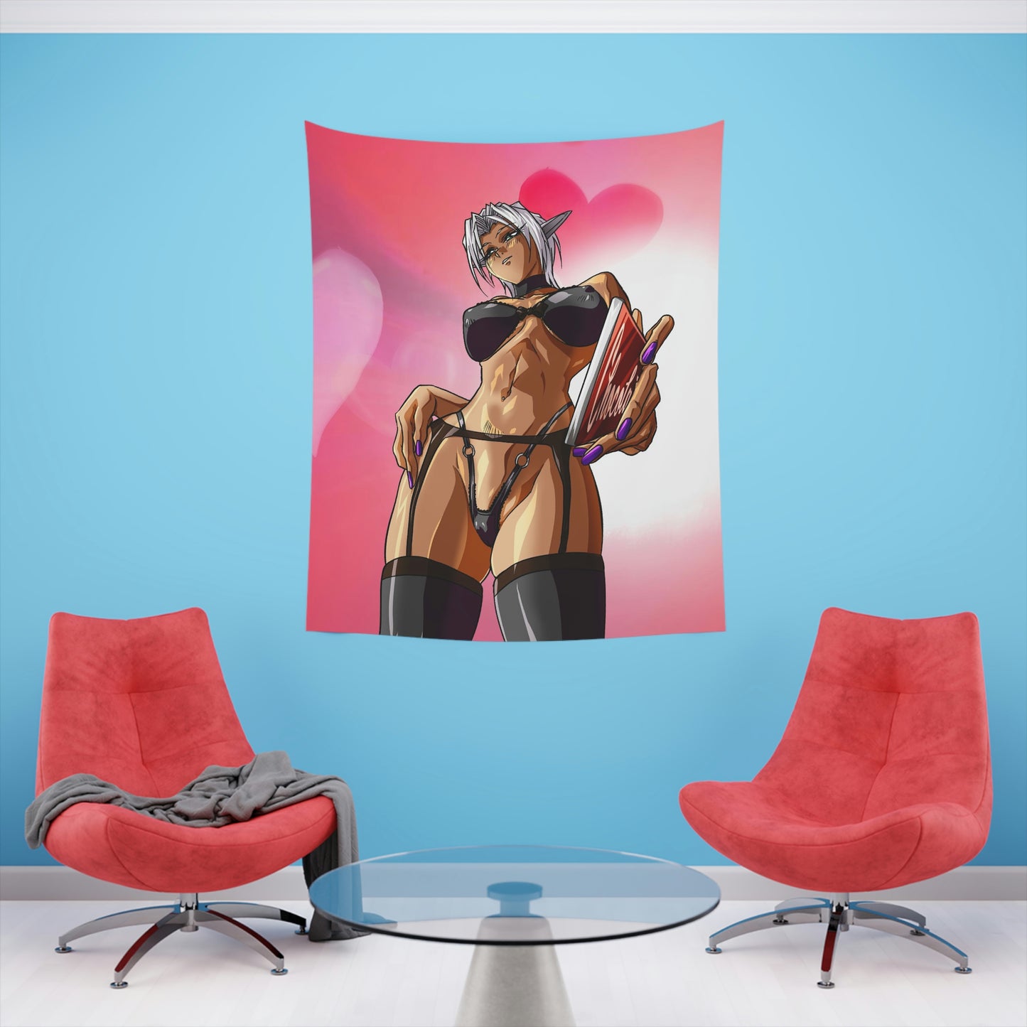 Valentines 2023 Misha sexy Wall Tapestry