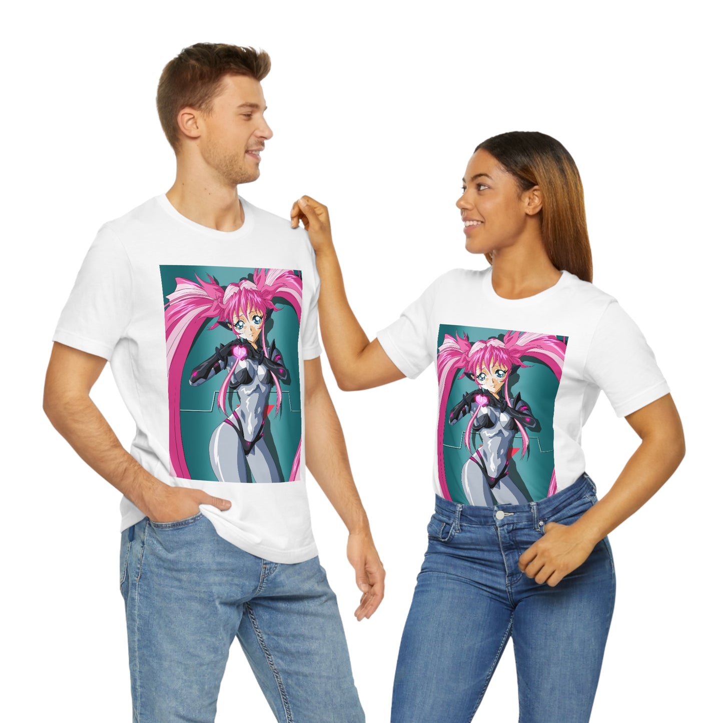 Yuimei hearts you just a little Unisex Jersey Short Sleeve Tee