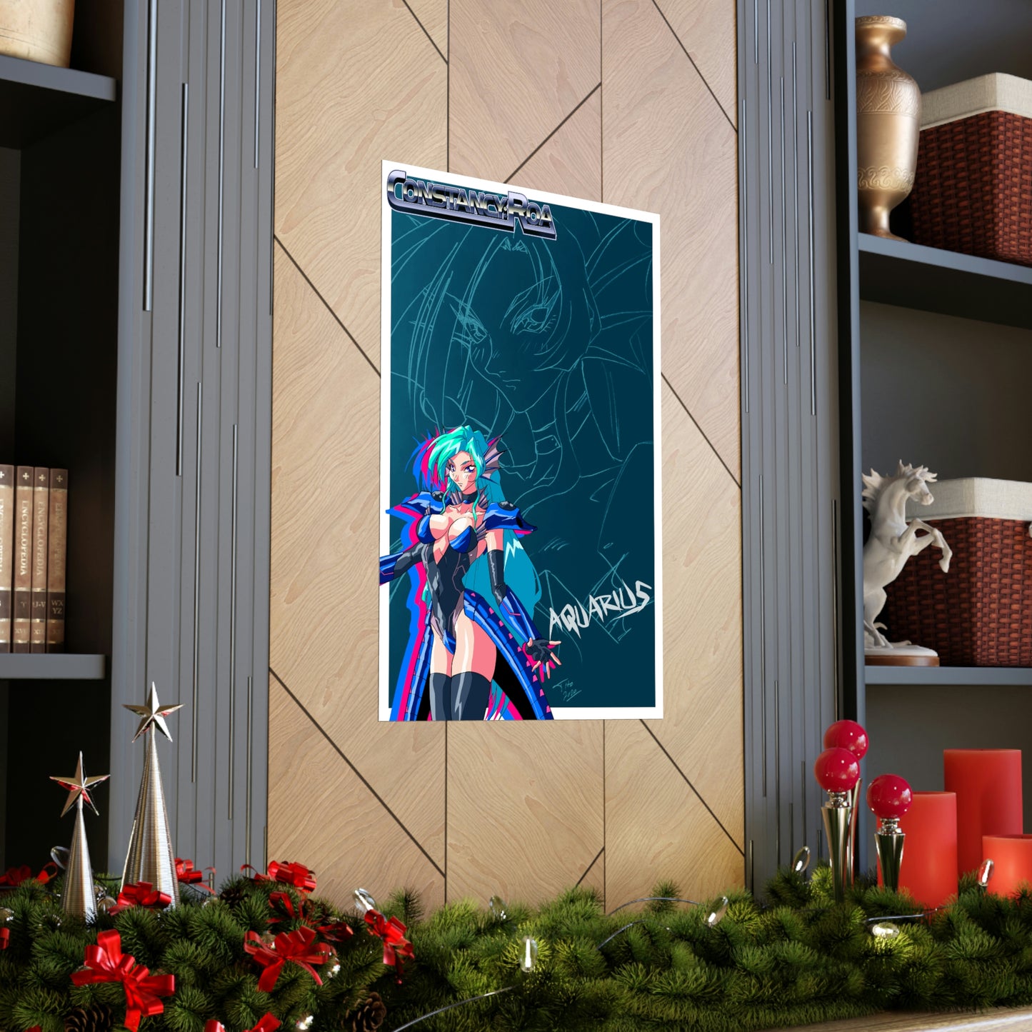 Aquarius artwork Premium Matte Vertical Posters