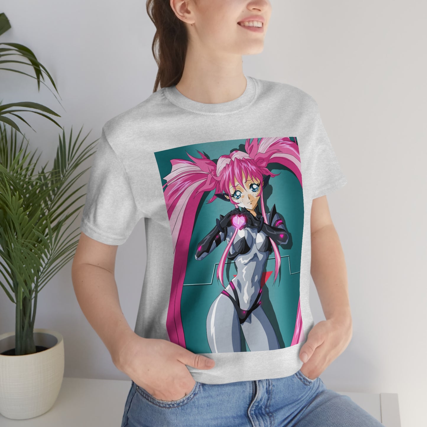 Yuimei hearts you just a little Unisex Jersey Short Sleeve Tee