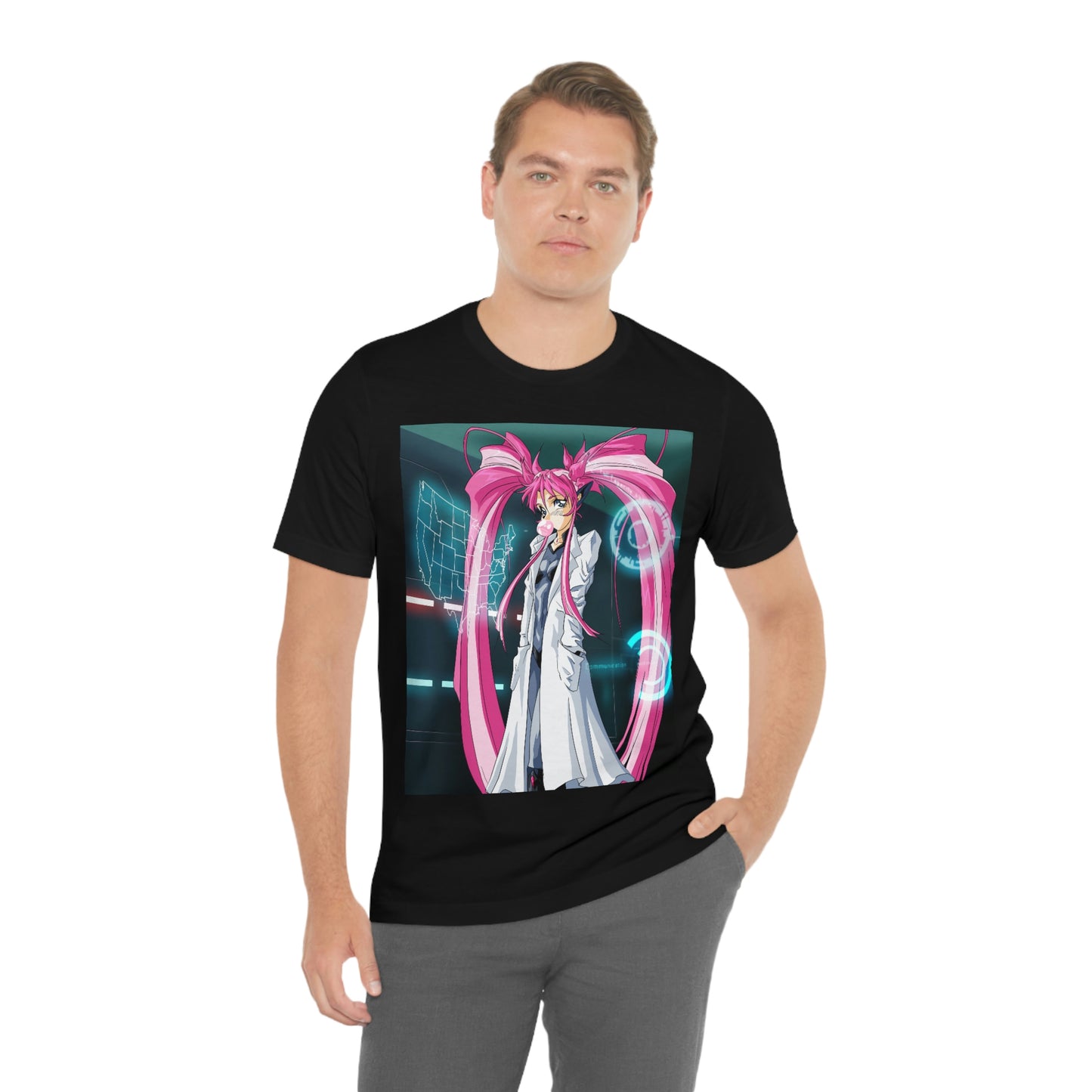 Yuimei definitely not plotting world domination Unisex Jersey Short Sleeve Tee