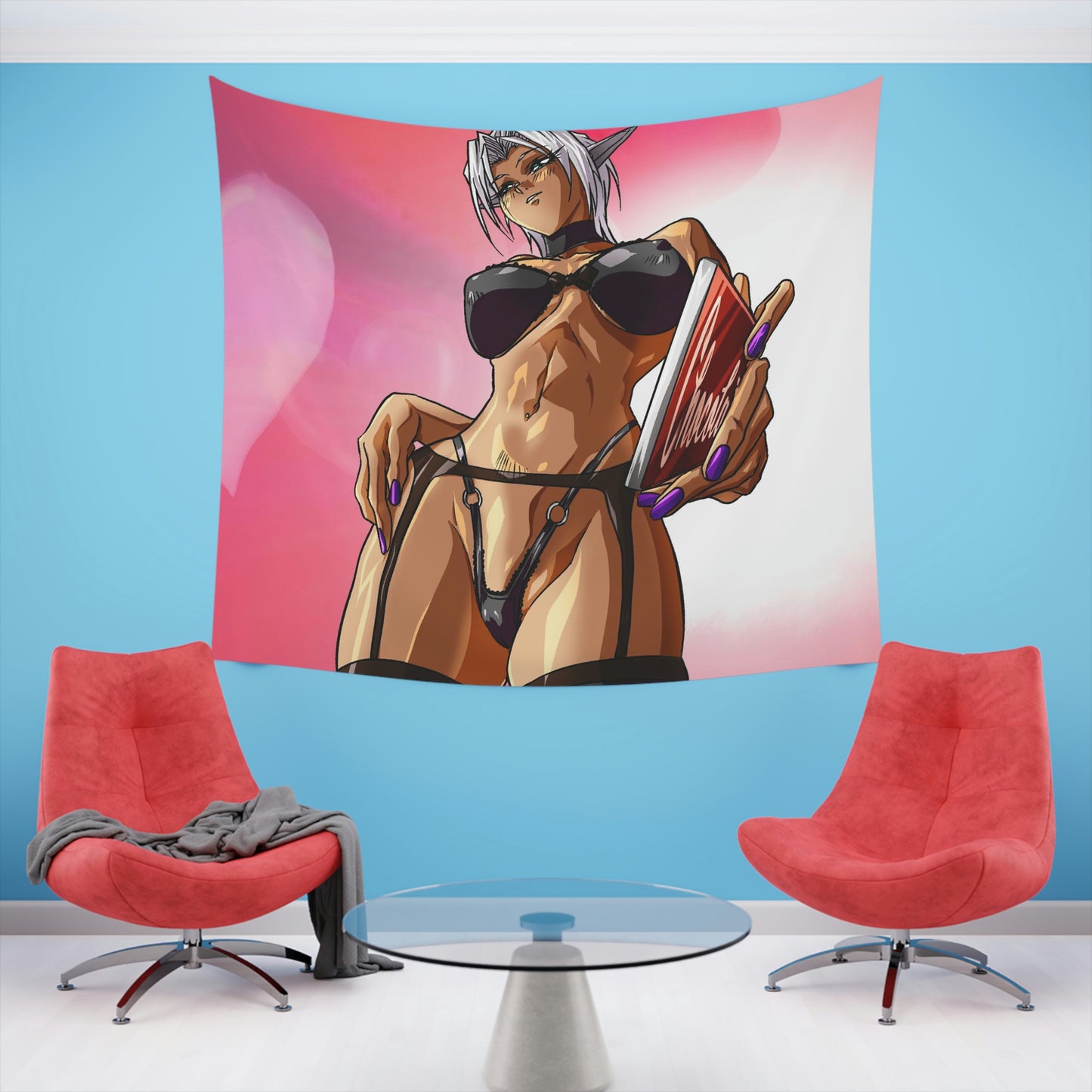 Valentines 2023 Misha sexy Wall Tapestry