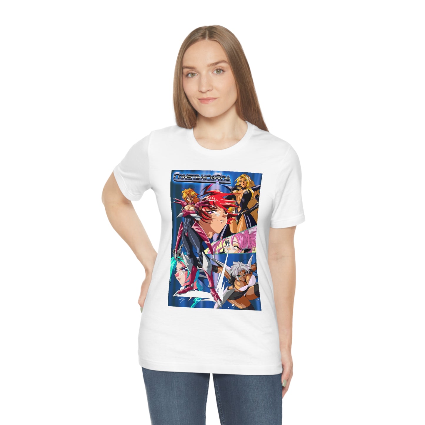 Constancy Roa poster art Unisex Jersey Short Sleeve Tee