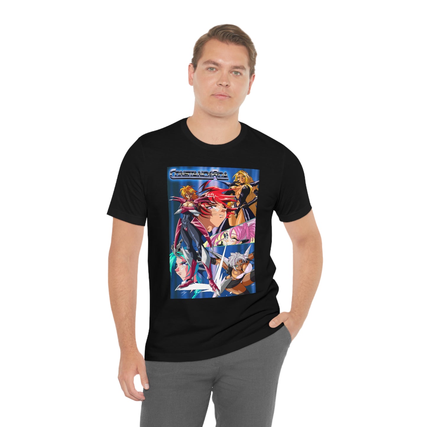 Constancy Roa poster art Unisex Jersey Short Sleeve Tee