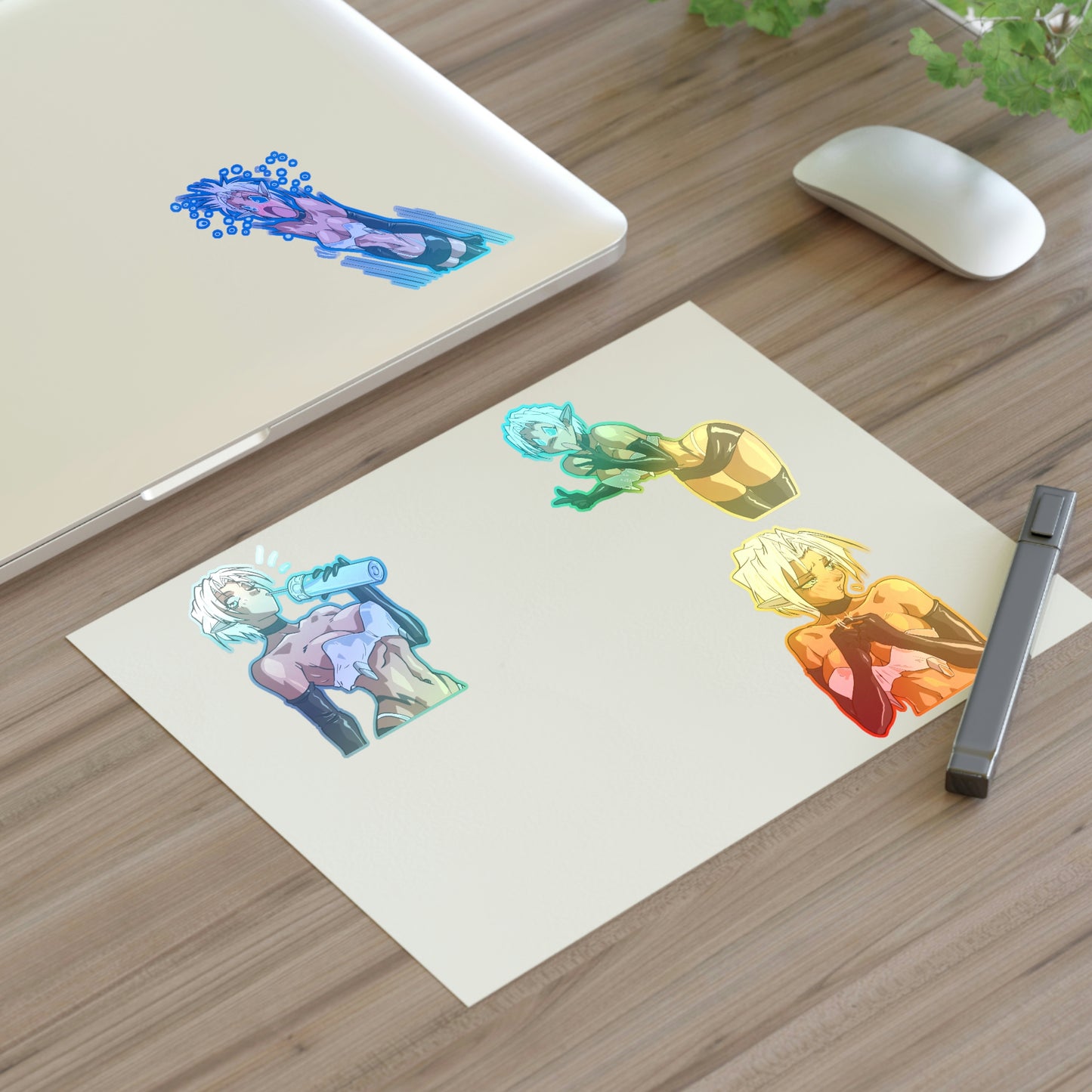 Misha cute and sexy Sticker Sheets