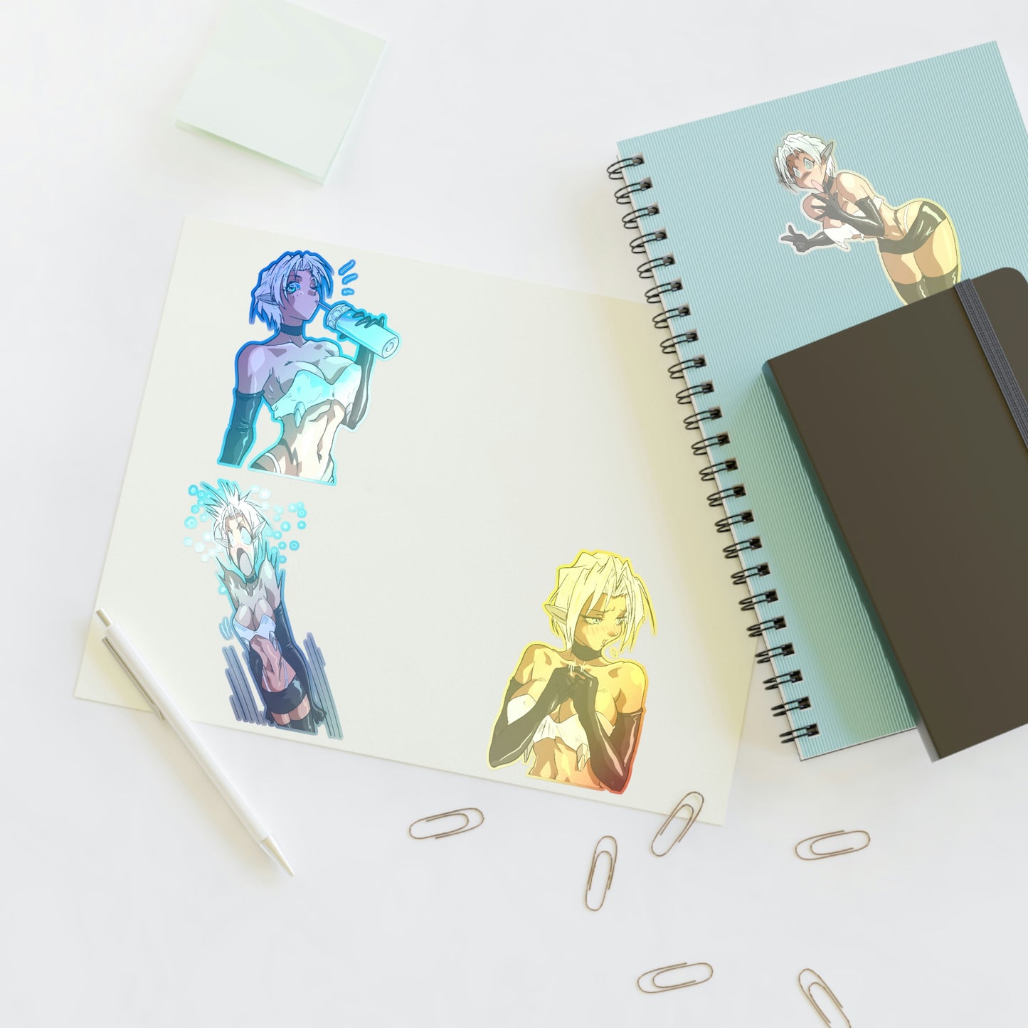 Misha cute and sexy Sticker Sheets