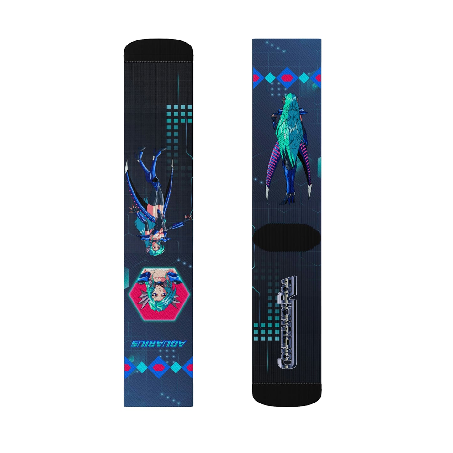 Elegant & Cool Aquarius Socks