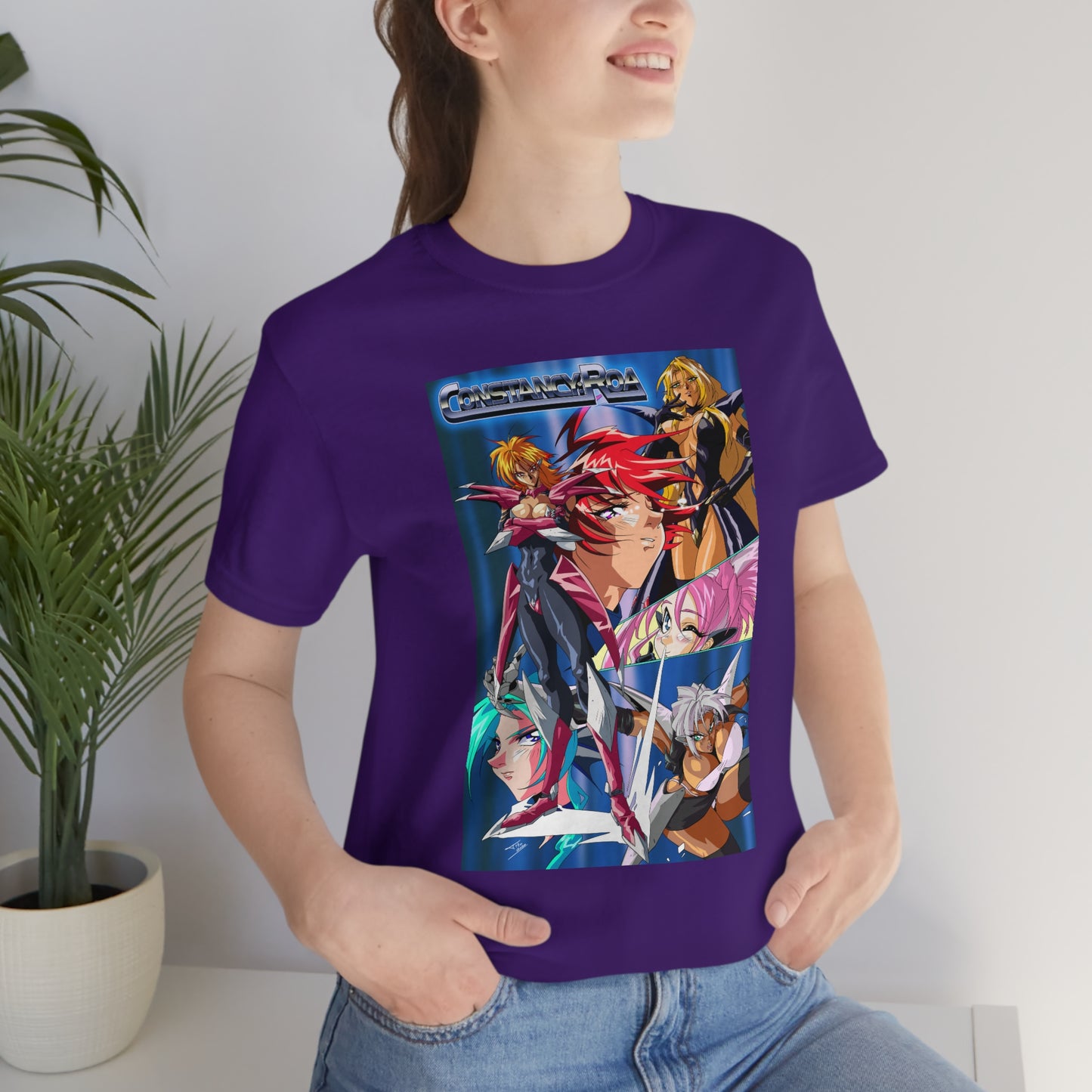 Constancy Roa poster art Unisex Jersey Short Sleeve Tee
