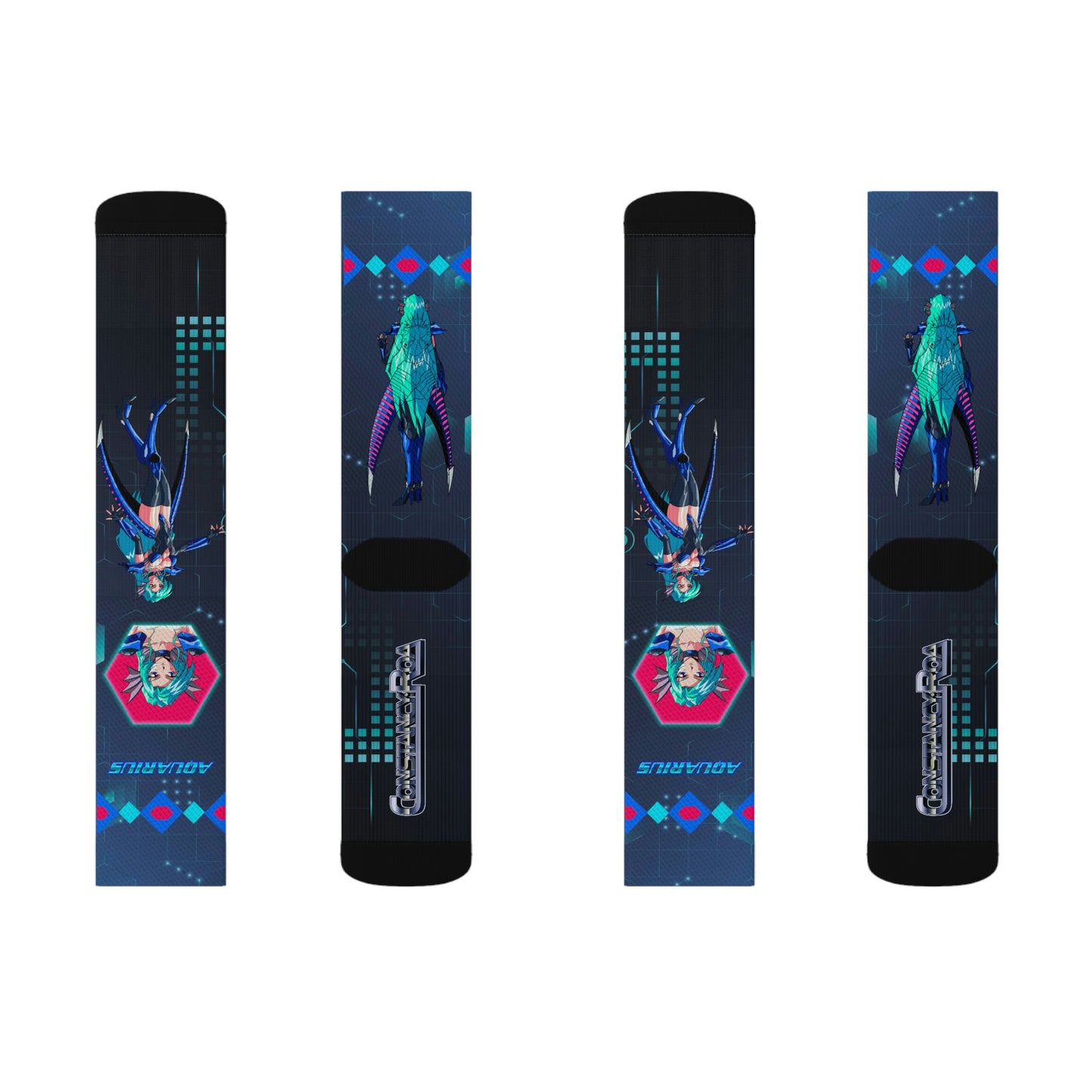 Elegant & Cool Aquarius Socks