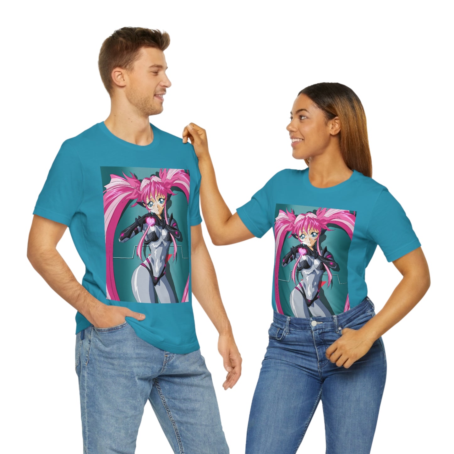 Yuimei hearts you just a little Unisex Jersey Short Sleeve Tee