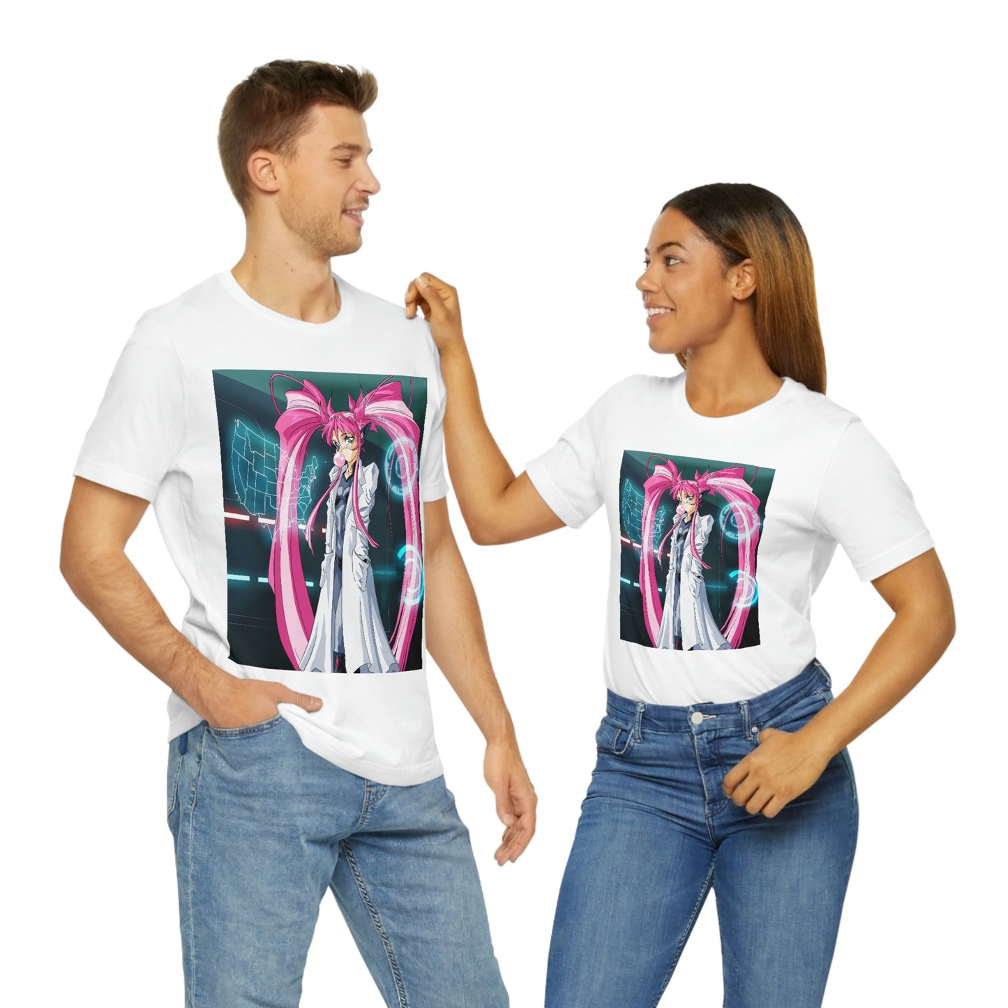 Yuimei definitely not plotting world domination Unisex Jersey Short Sleeve Tee