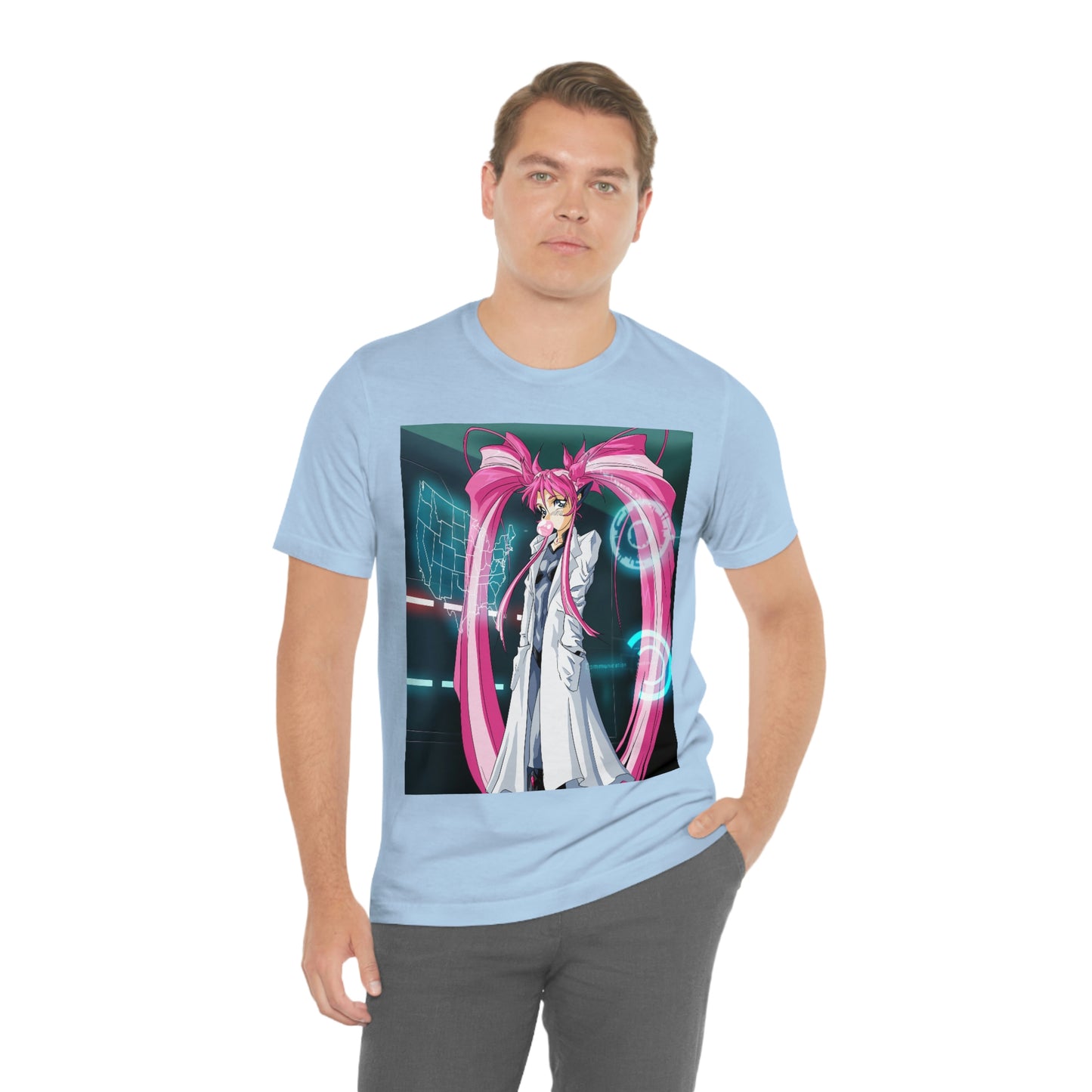 Yuimei definitely not plotting world domination Unisex Jersey Short Sleeve Tee
