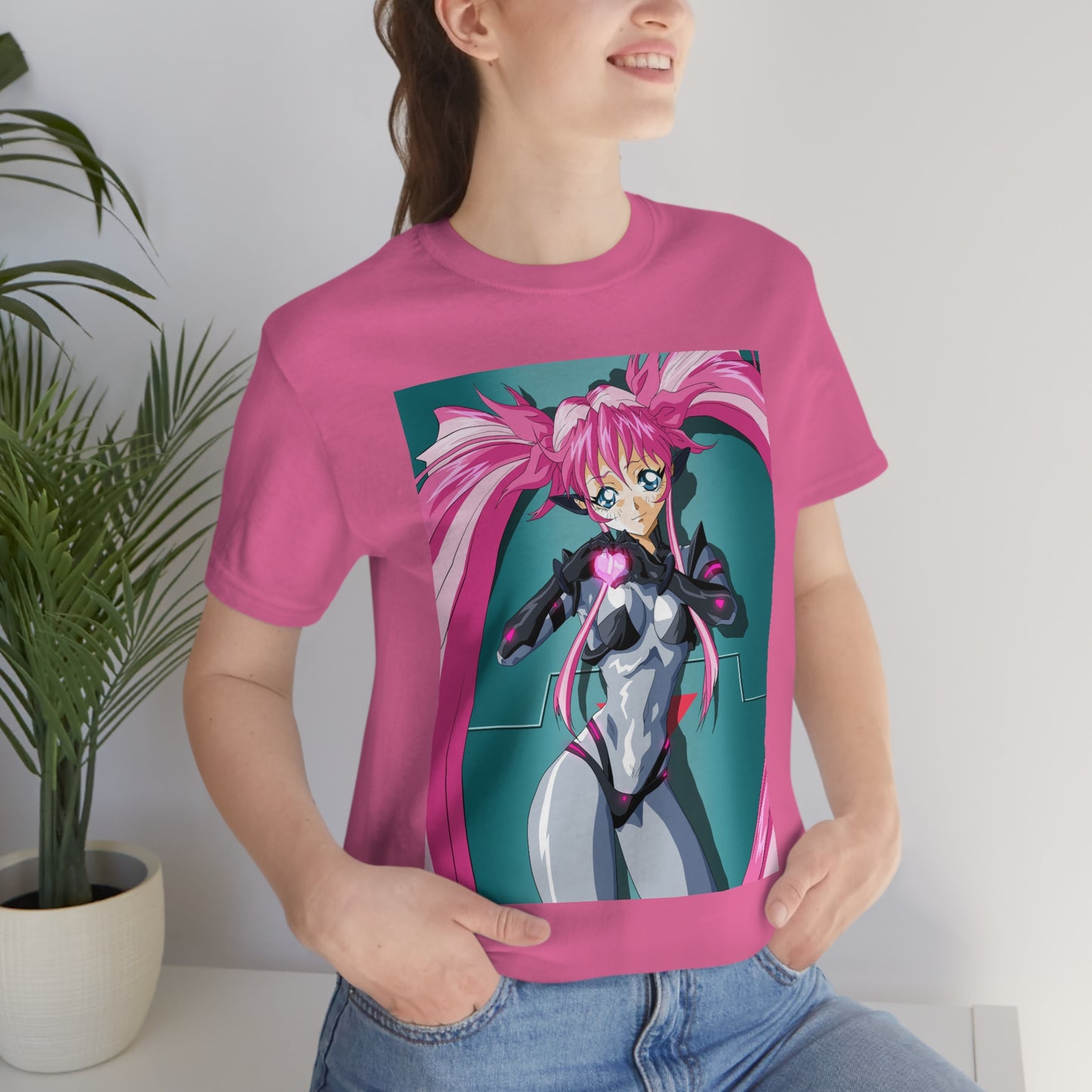 Yuimei hearts you just a little Unisex Jersey Short Sleeve Tee