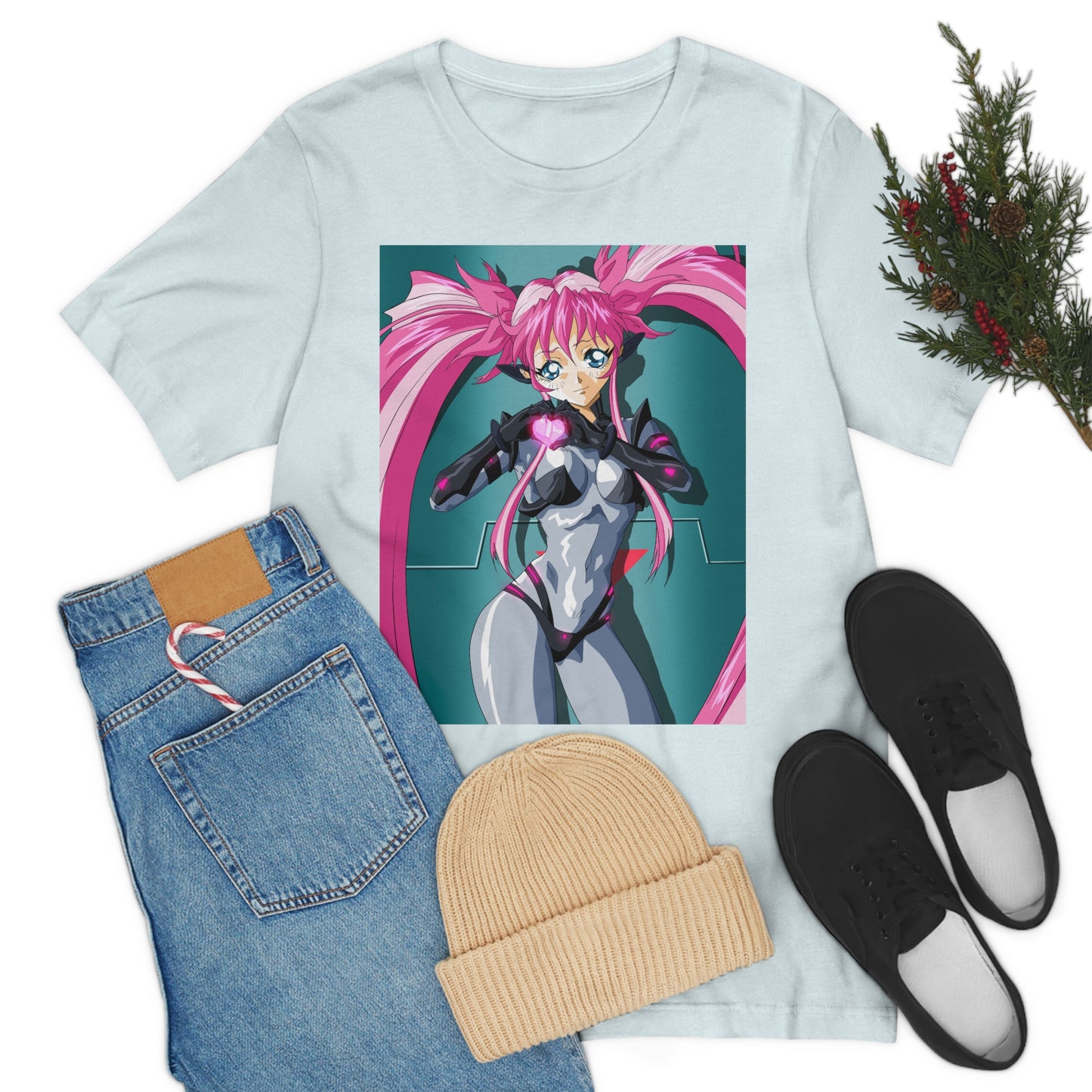 Yuimei hearts you just a little Unisex Jersey Short Sleeve Tee