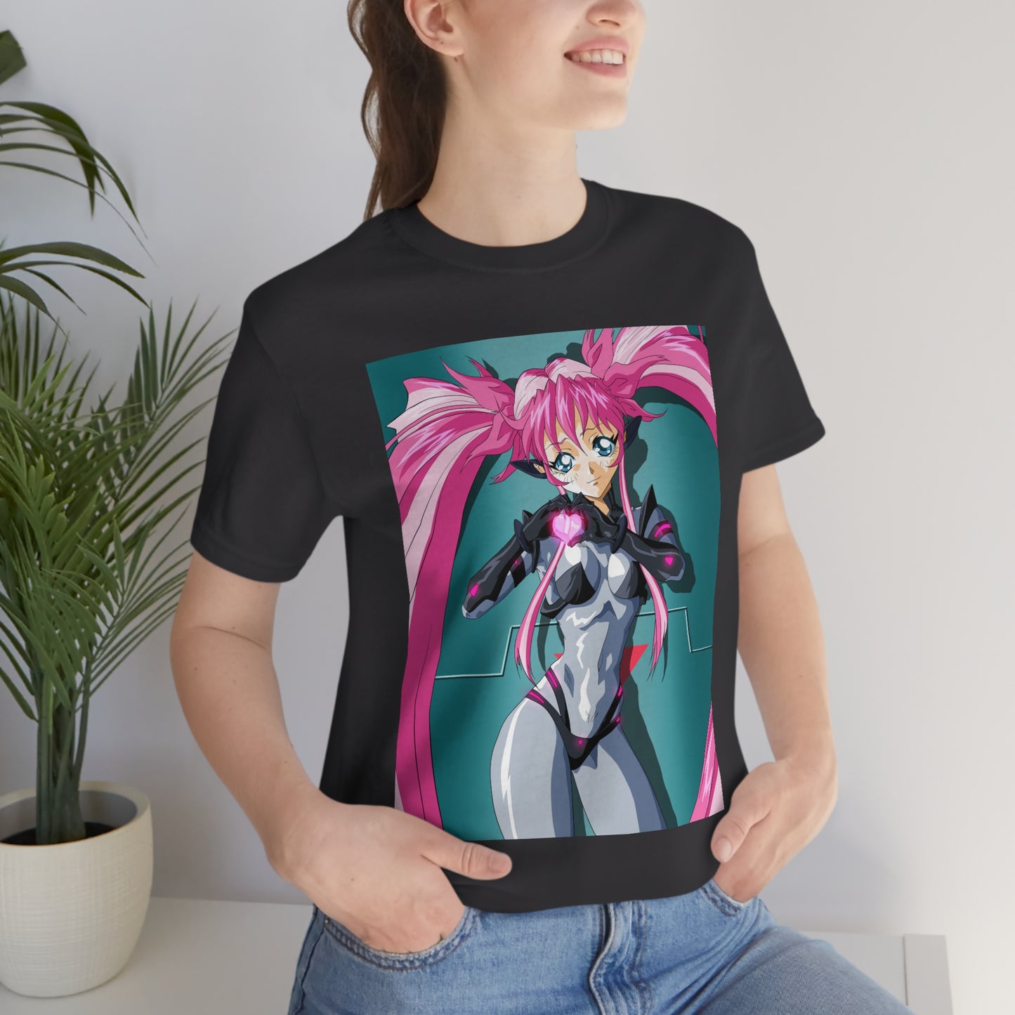 Yuimei hearts you just a little Unisex Jersey Short Sleeve Tee