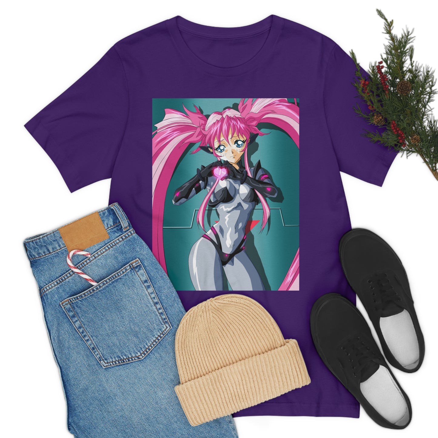 Yuimei hearts you just a little Unisex Jersey Short Sleeve Tee