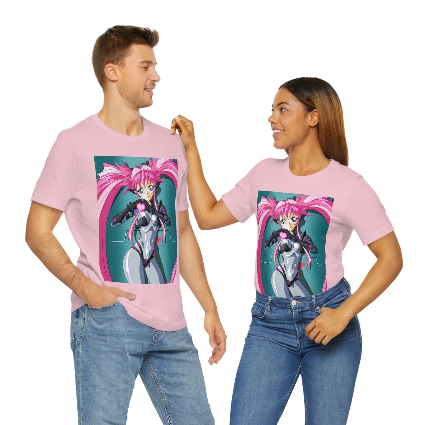 Yuimei hearts you just a little Unisex Jersey Short Sleeve Tee