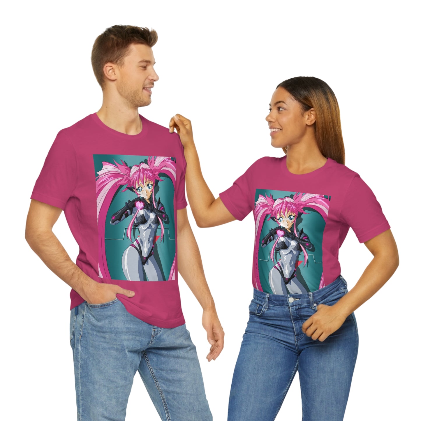 Yuimei hearts you just a little Unisex Jersey Short Sleeve Tee
