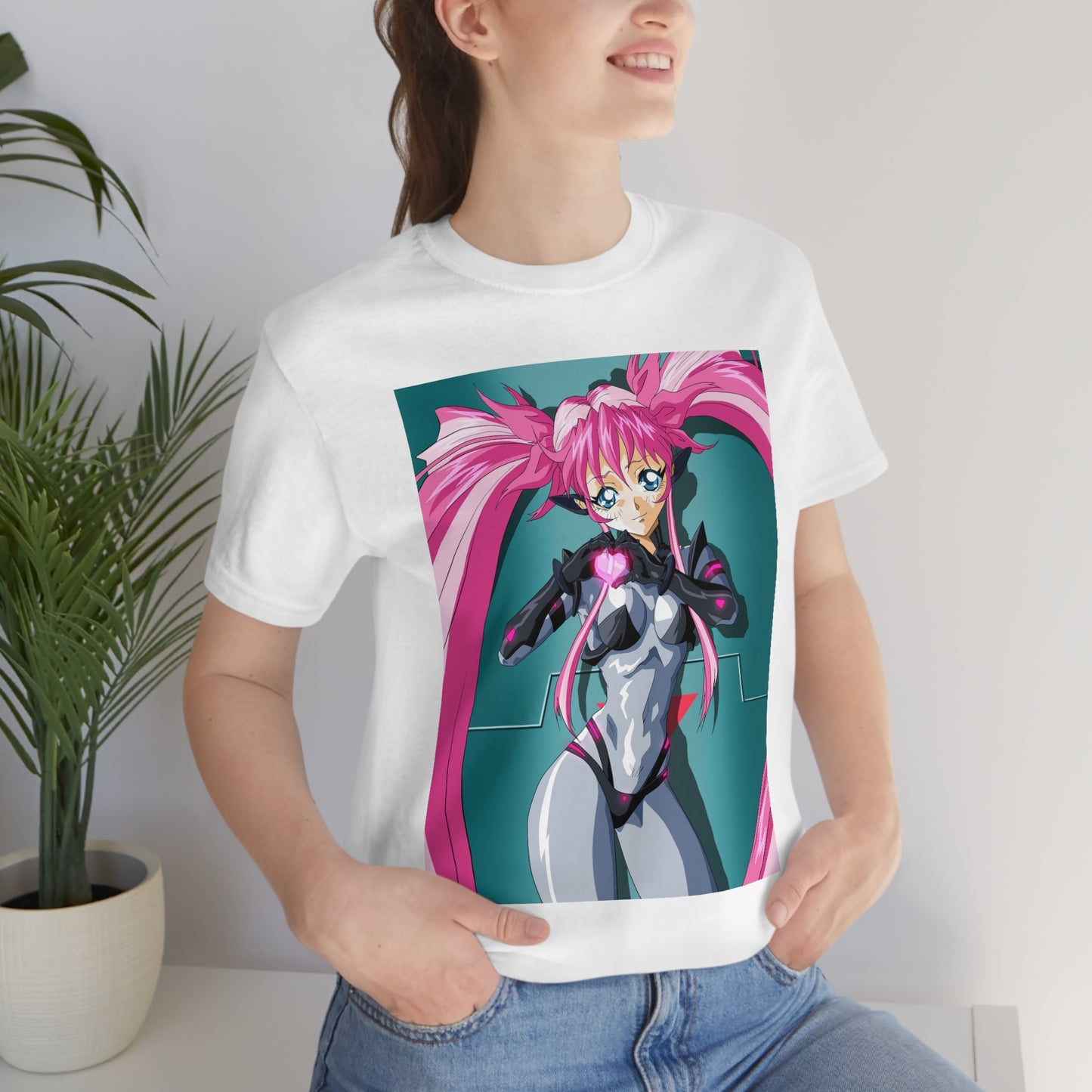 Yuimei hearts you just a little Unisex Jersey Short Sleeve Tee