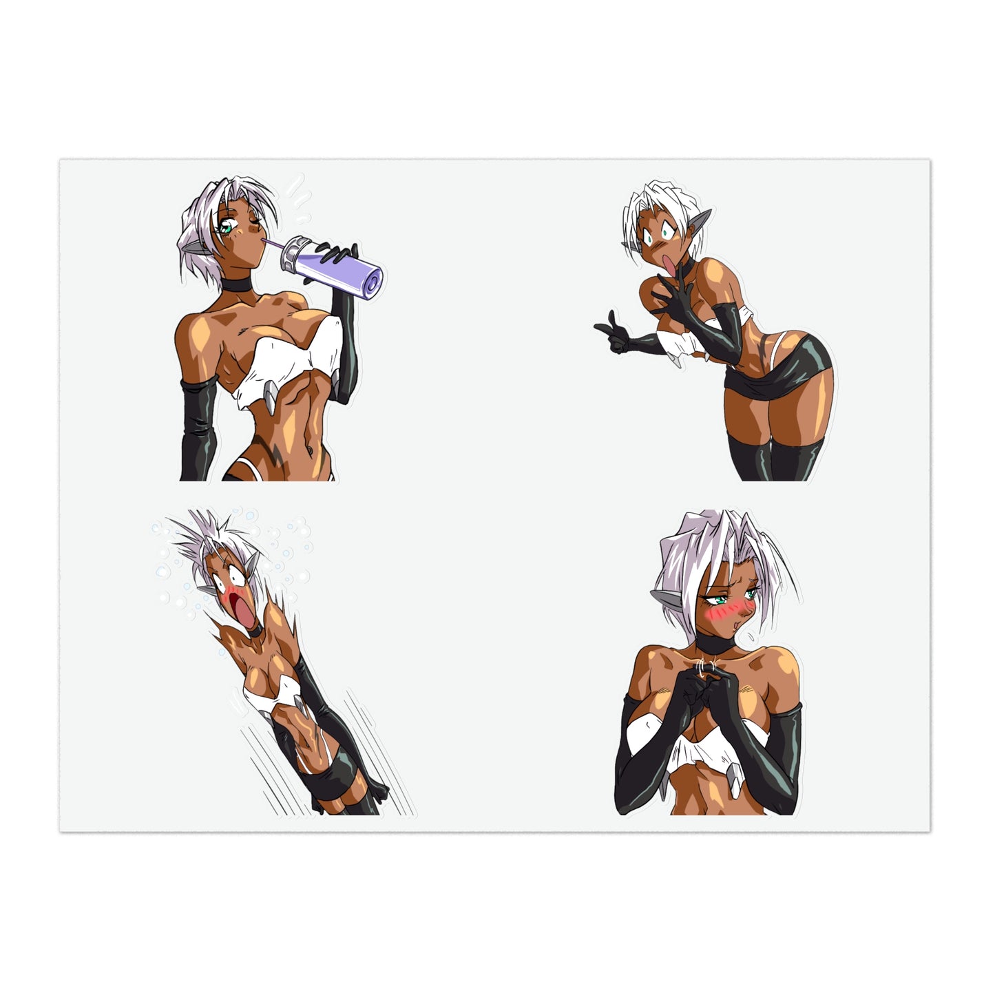 Misha cute and sexy Sticker Sheets