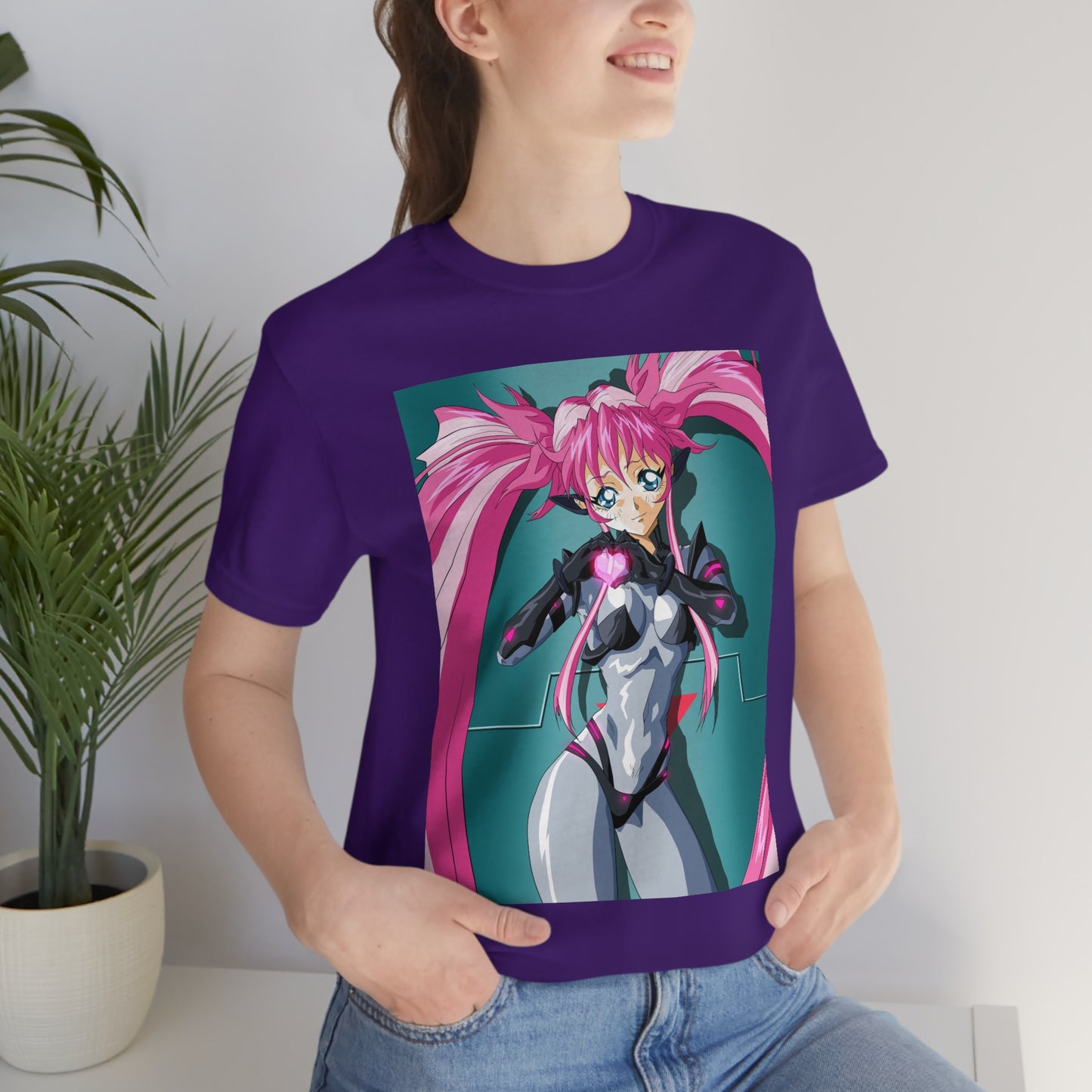 Yuimei hearts you just a little Unisex Jersey Short Sleeve Tee
