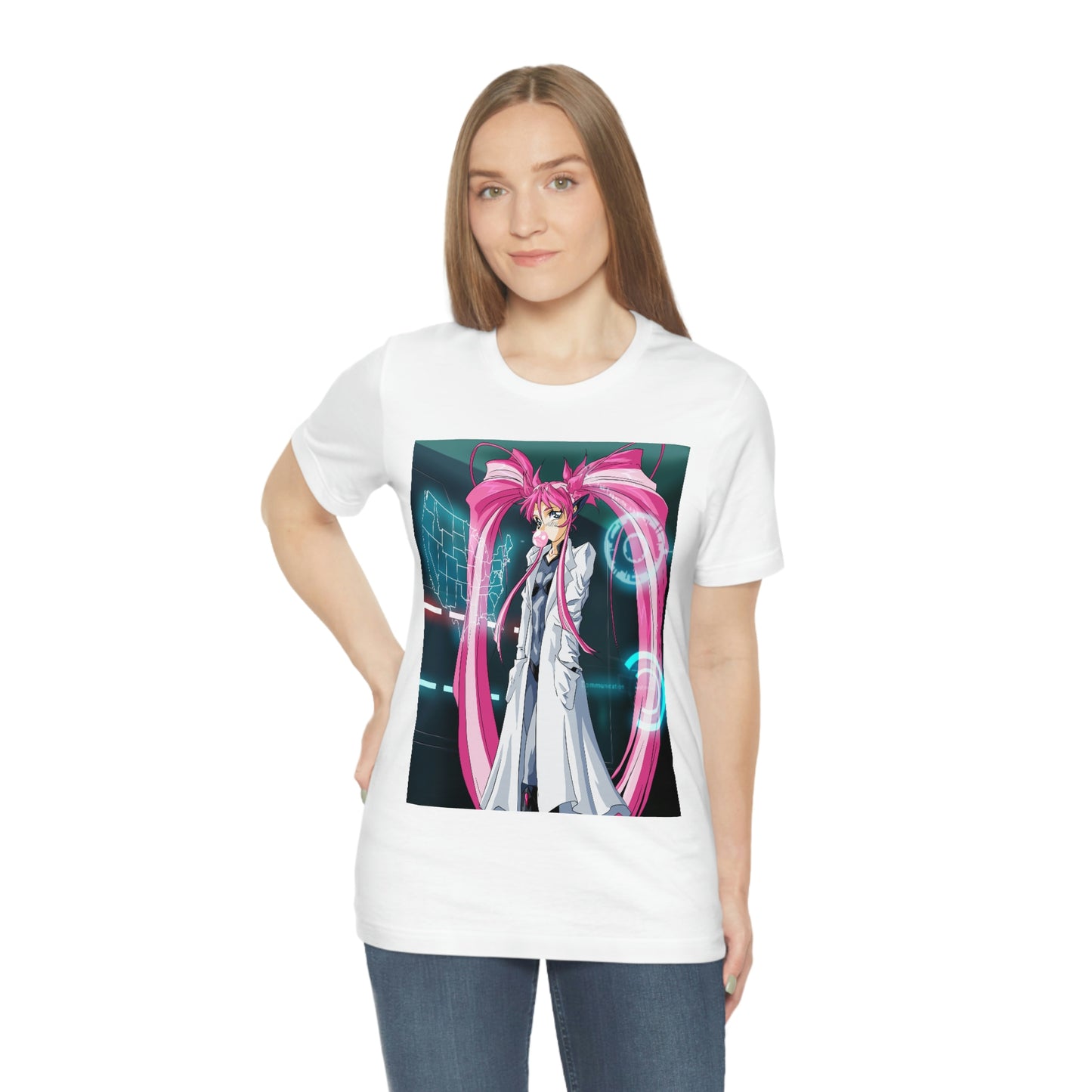 Yuimei definitely not plotting world domination Unisex Jersey Short Sleeve Tee