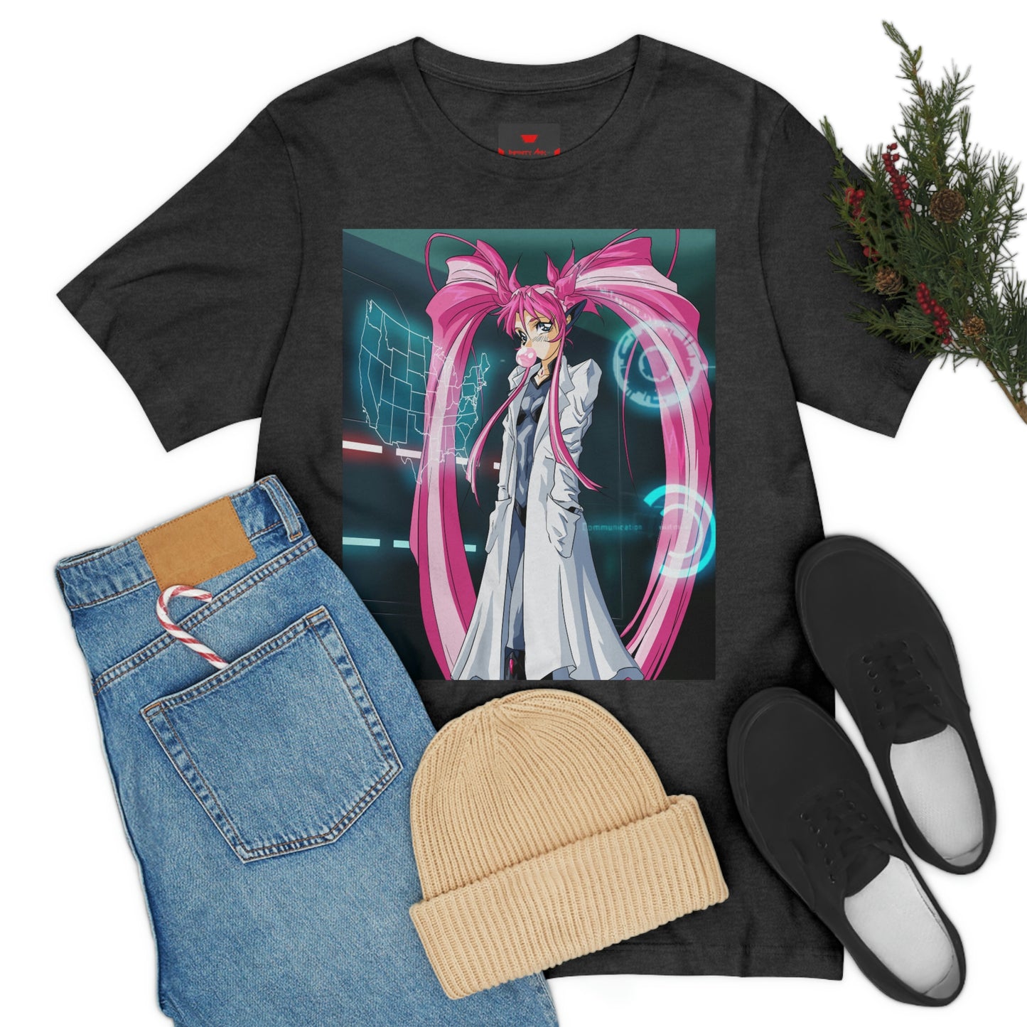 Yuimei definitely not plotting world domination Unisex Jersey Short Sleeve Tee