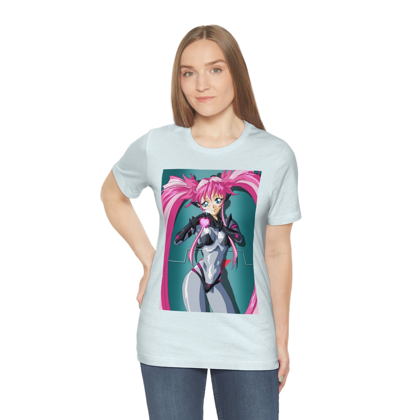 Yuimei hearts you just a little Unisex Jersey Short Sleeve Tee