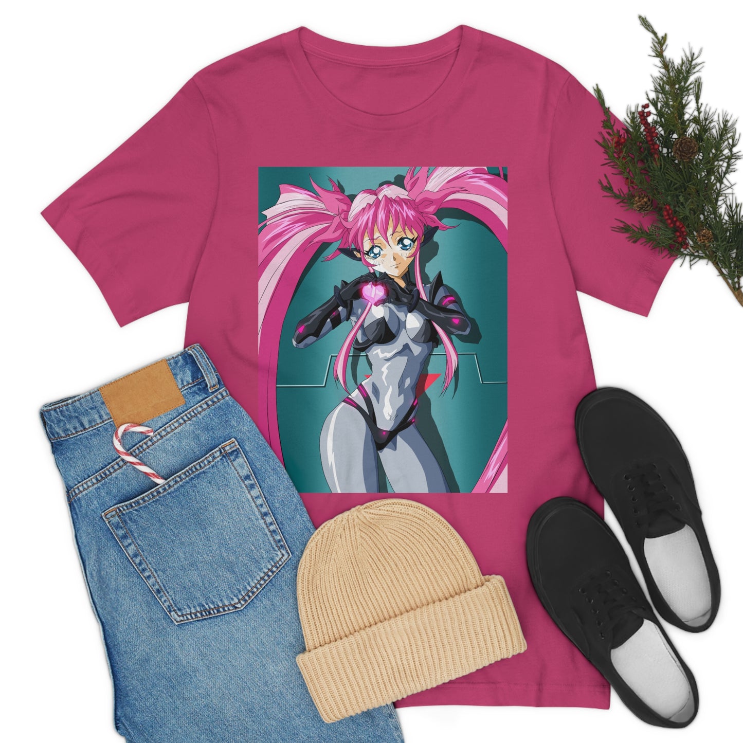 Yuimei hearts you just a little Unisex Jersey Short Sleeve Tee