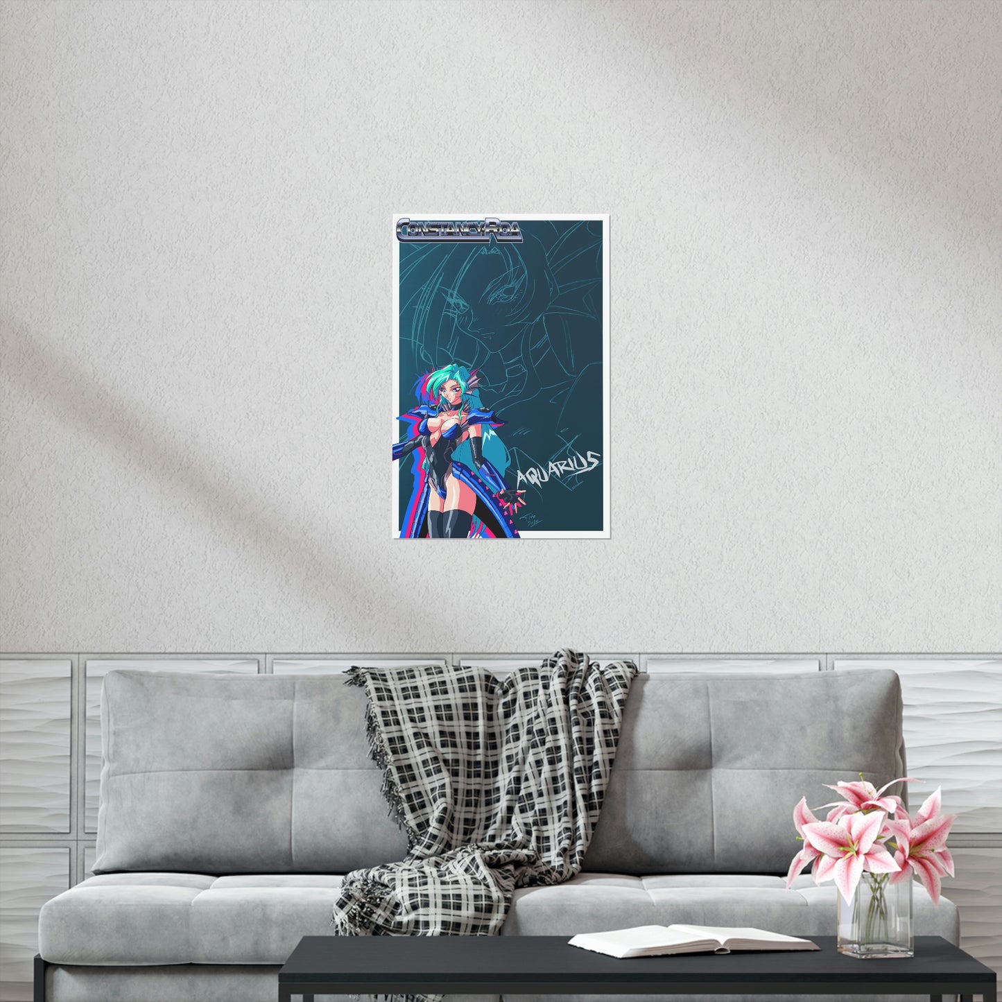 Aquarius artwork Premium Matte Vertical Posters