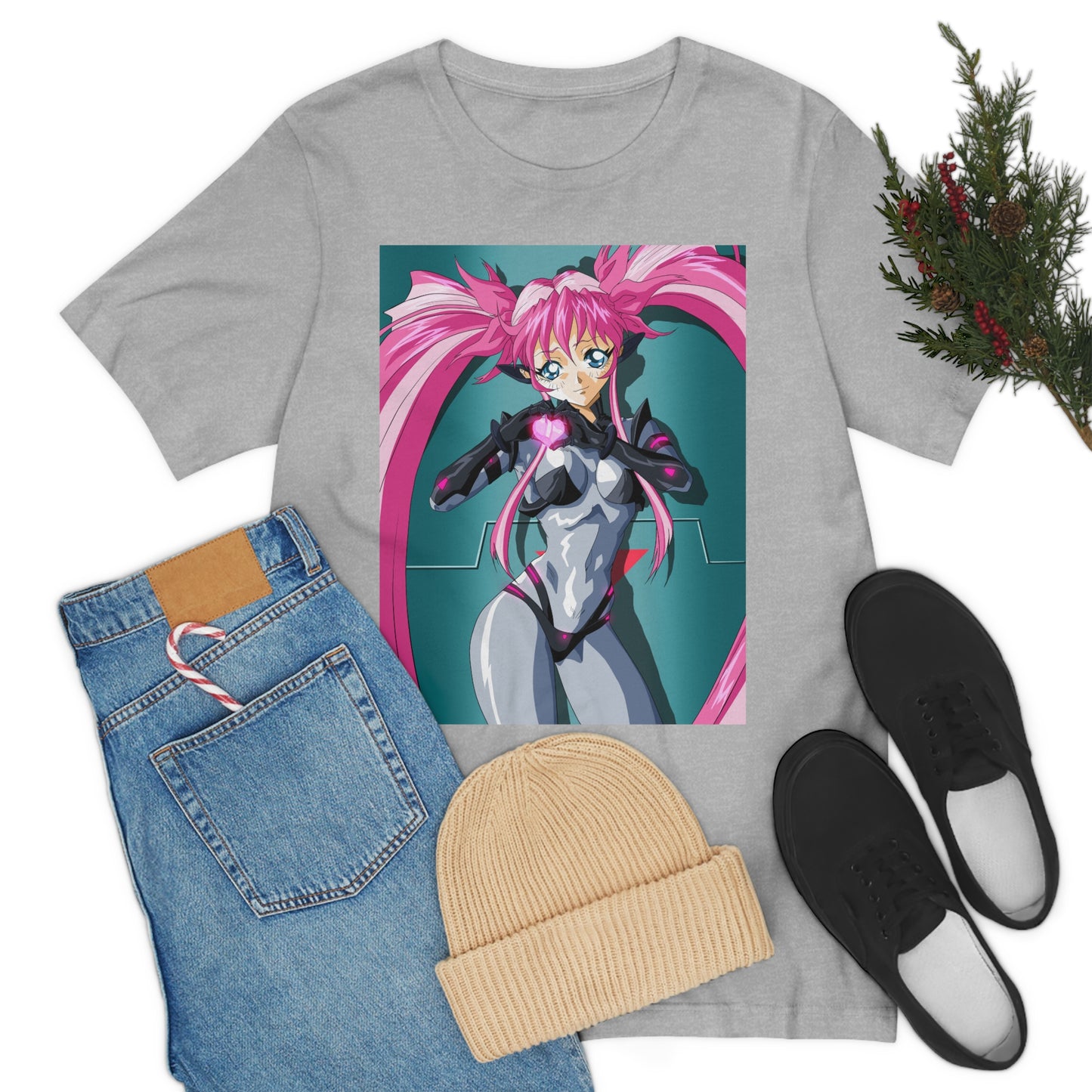 Yuimei hearts you just a little Unisex Jersey Short Sleeve Tee