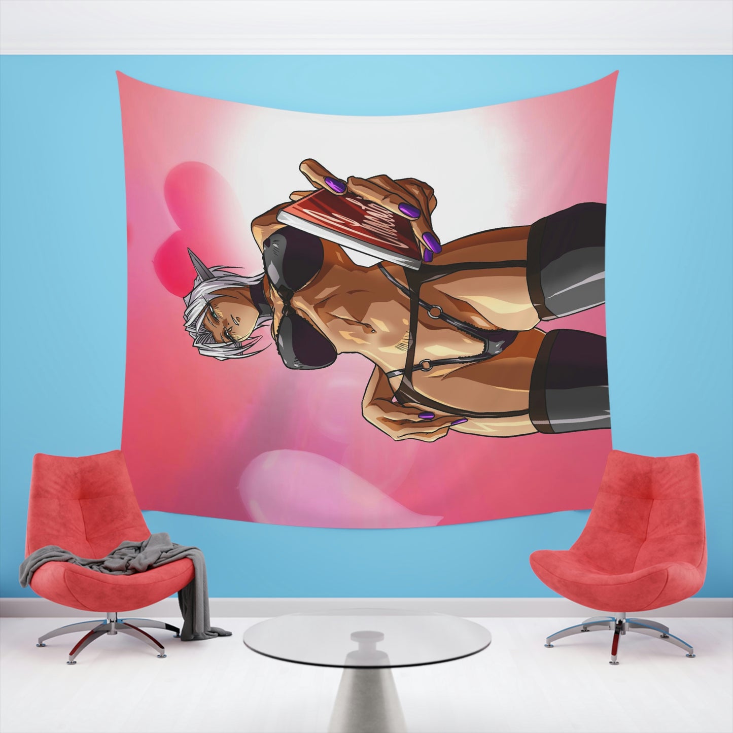 Valentines 2023 Misha sexy Wall Tapestry