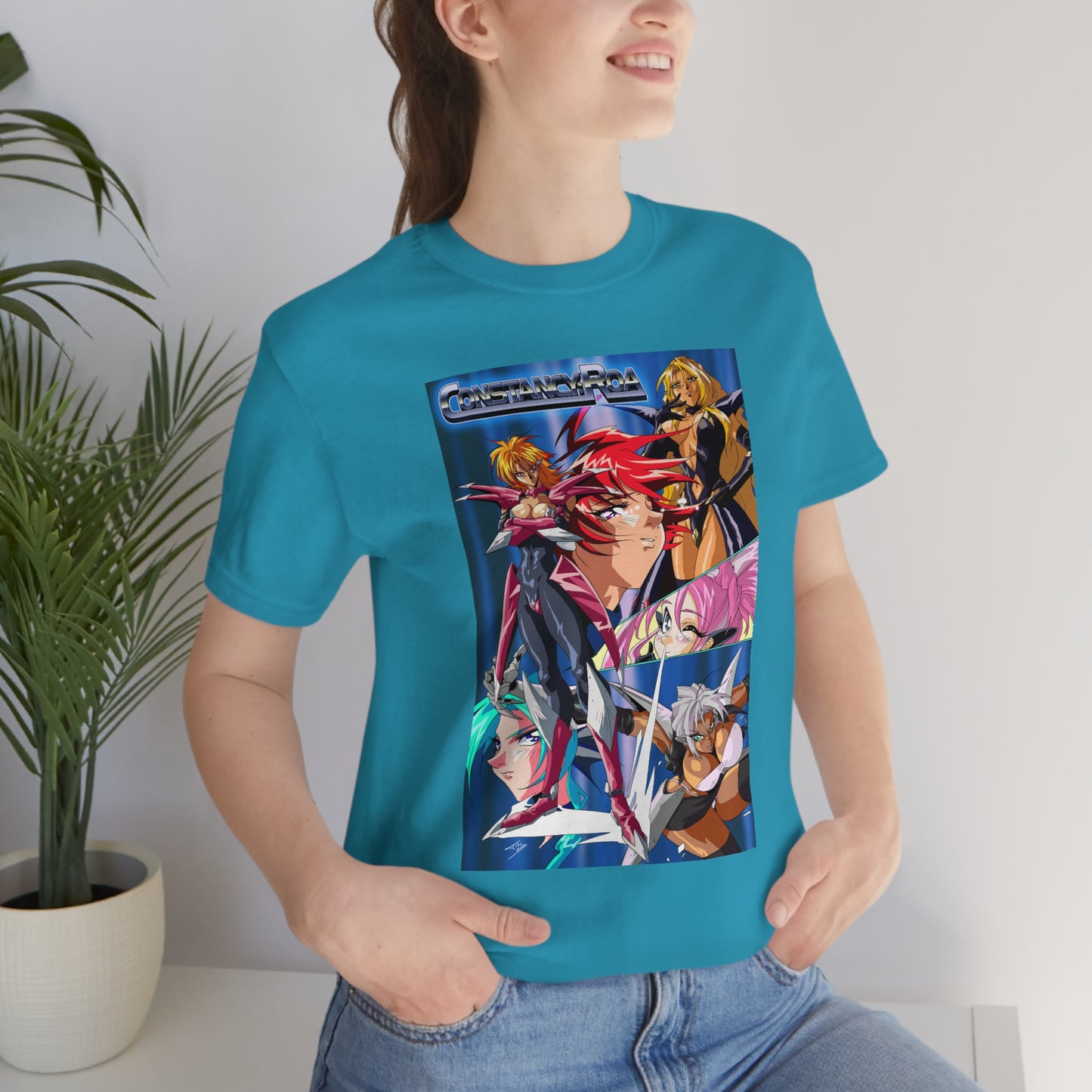 Constancy Roa poster art Unisex Jersey Short Sleeve Tee