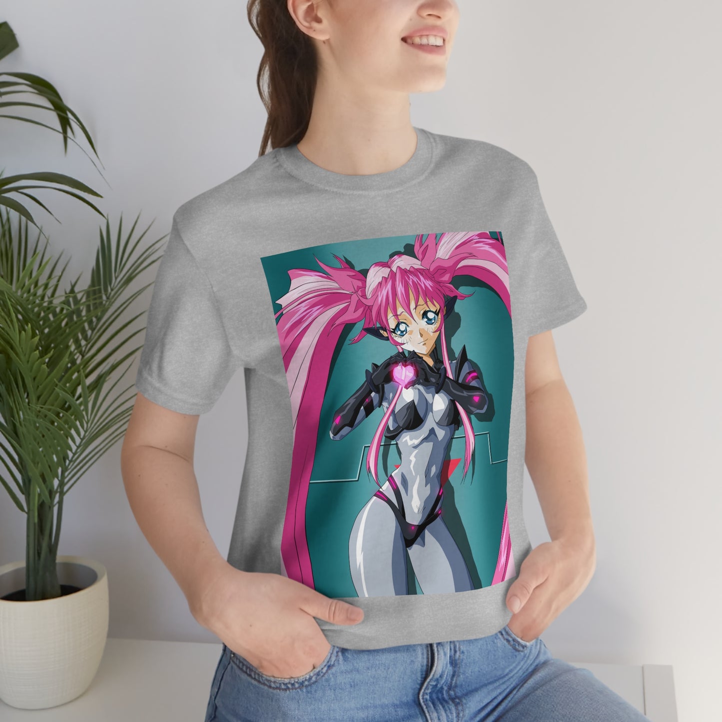 Yuimei hearts you just a little Unisex Jersey Short Sleeve Tee
