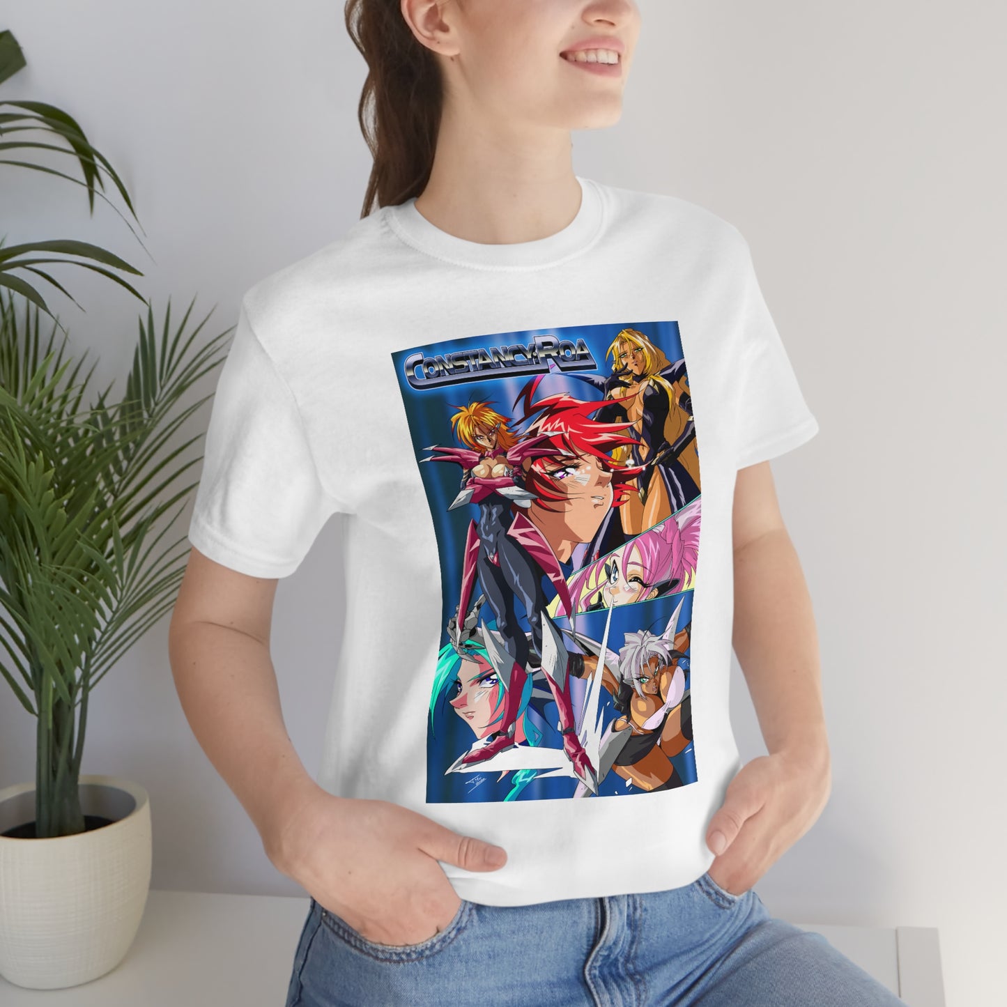 Constancy Roa poster art Unisex Jersey Short Sleeve Tee