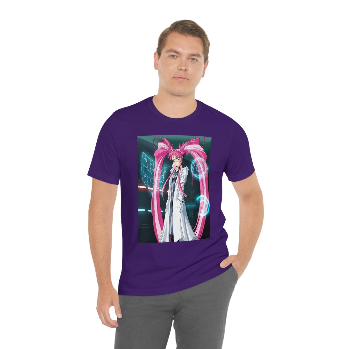 Yuimei definitely not plotting world domination Unisex Jersey Short Sleeve Tee