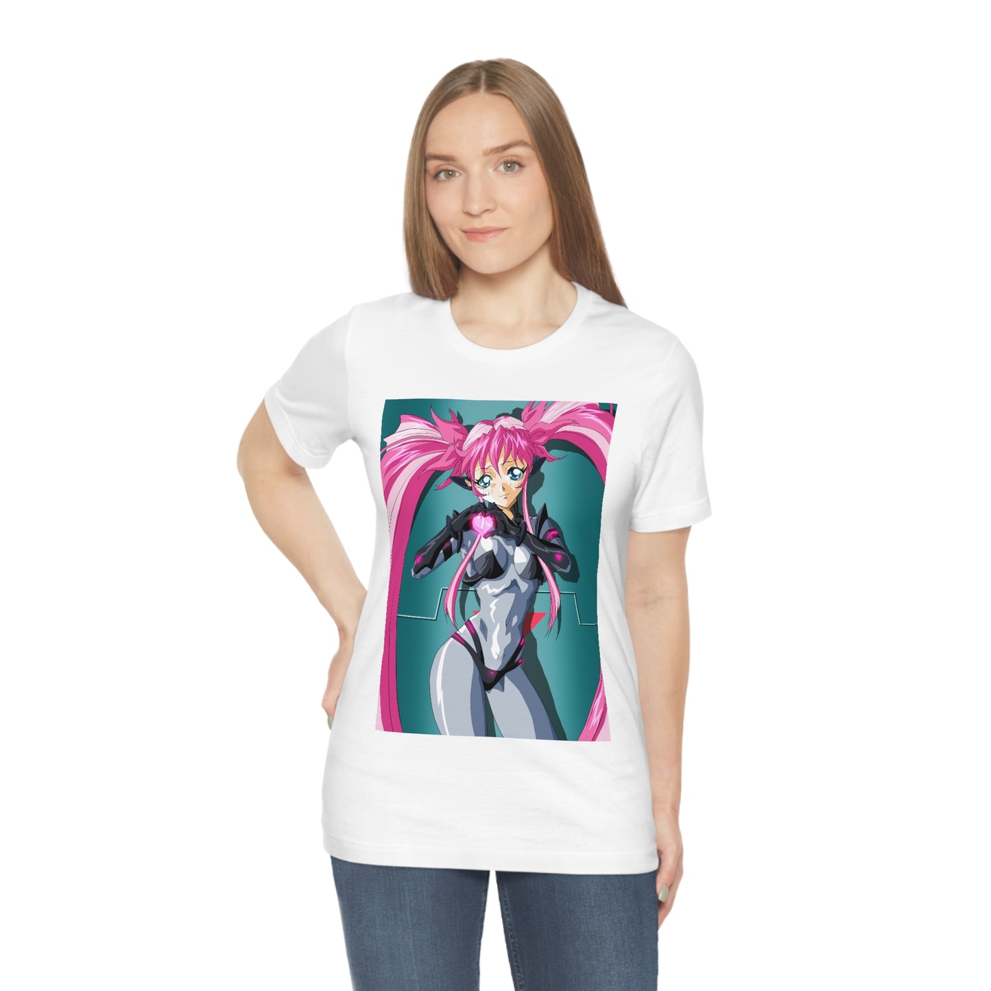 Yuimei hearts you just a little Unisex Jersey Short Sleeve Tee