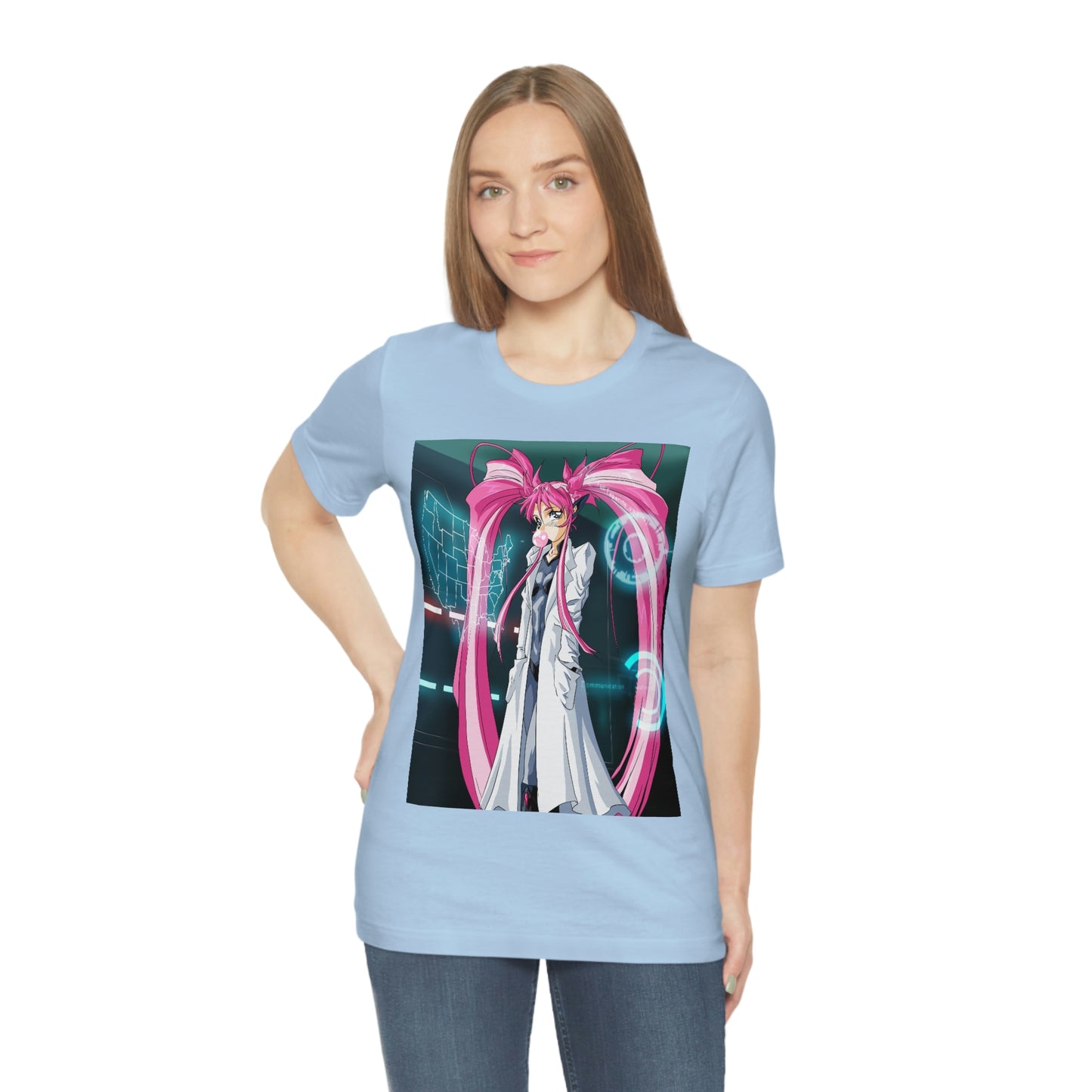 Yuimei definitely not plotting world domination Unisex Jersey Short Sleeve Tee