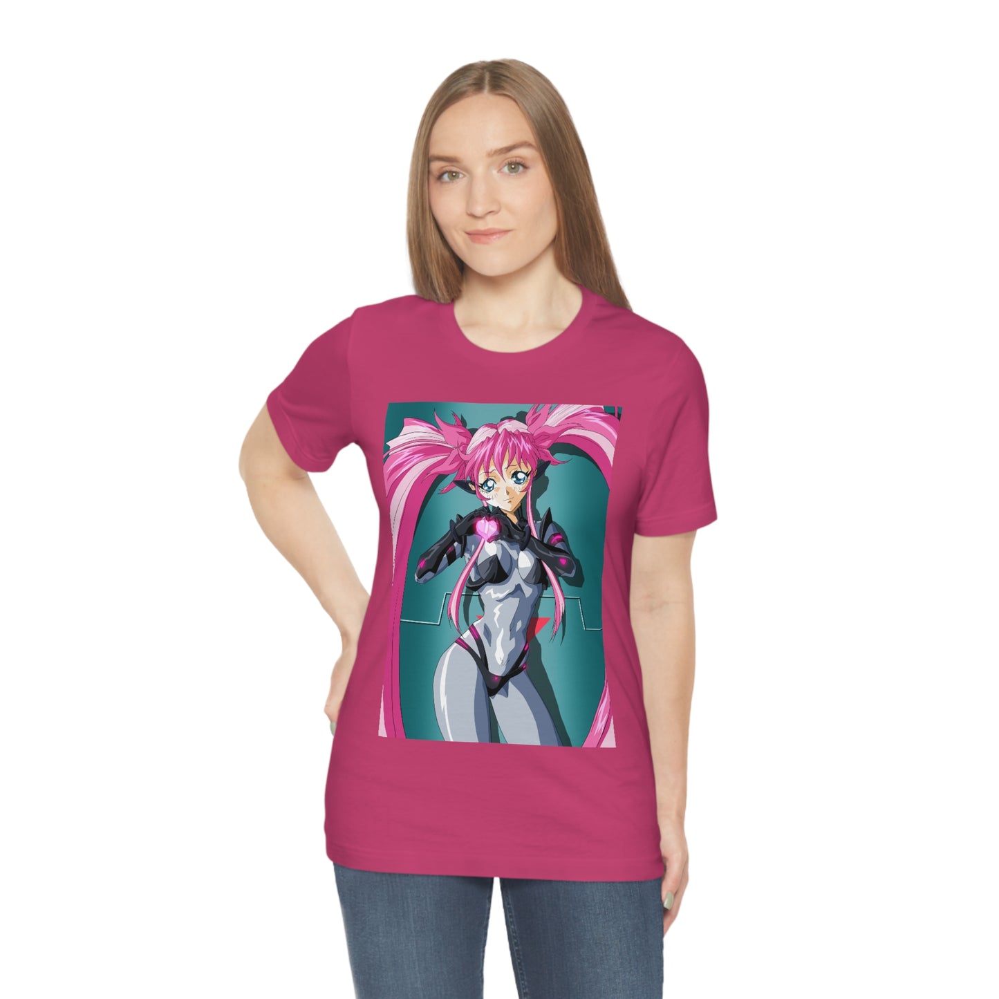 Yuimei hearts you just a little Unisex Jersey Short Sleeve Tee