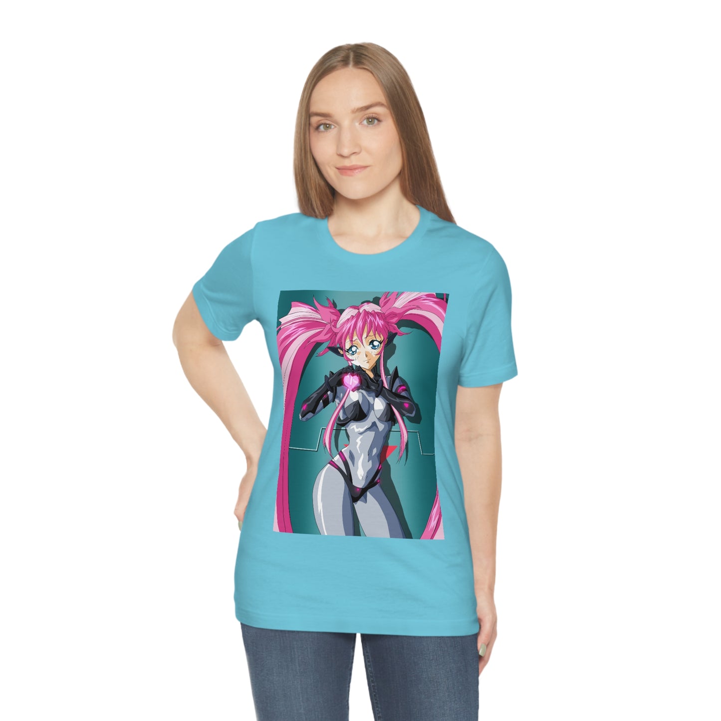Yuimei hearts you just a little Unisex Jersey Short Sleeve Tee