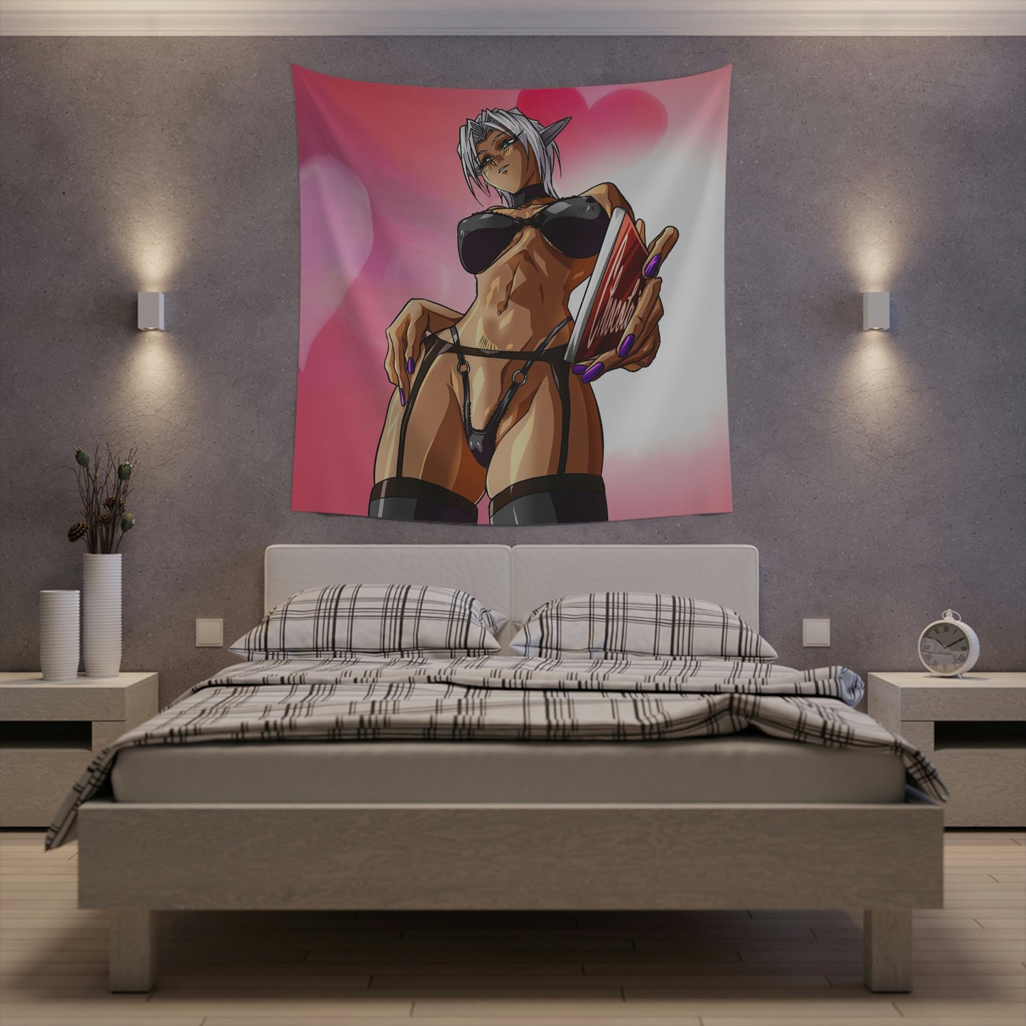 Valentines 2023 Misha sexy Wall Tapestry