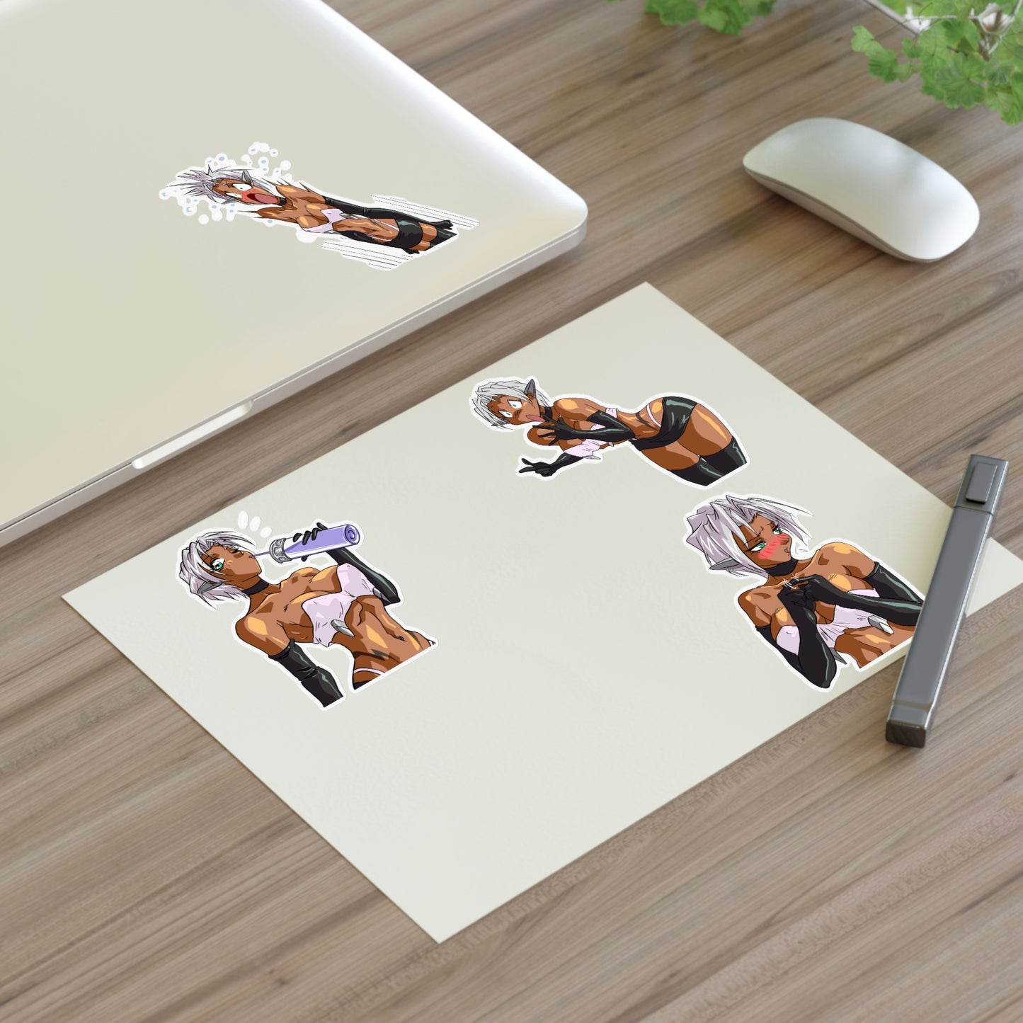 Misha cute and sexy Sticker Sheets