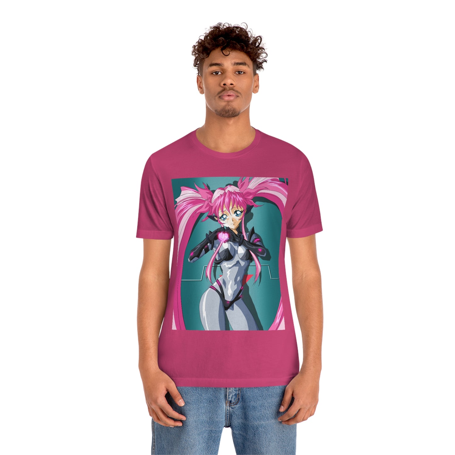 Yuimei hearts you just a little Unisex Jersey Short Sleeve Tee