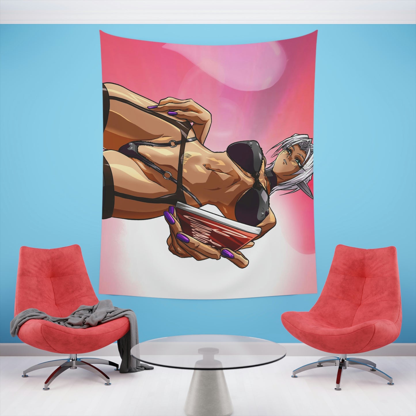 Valentines 2023 Misha sexy Wall Tapestry