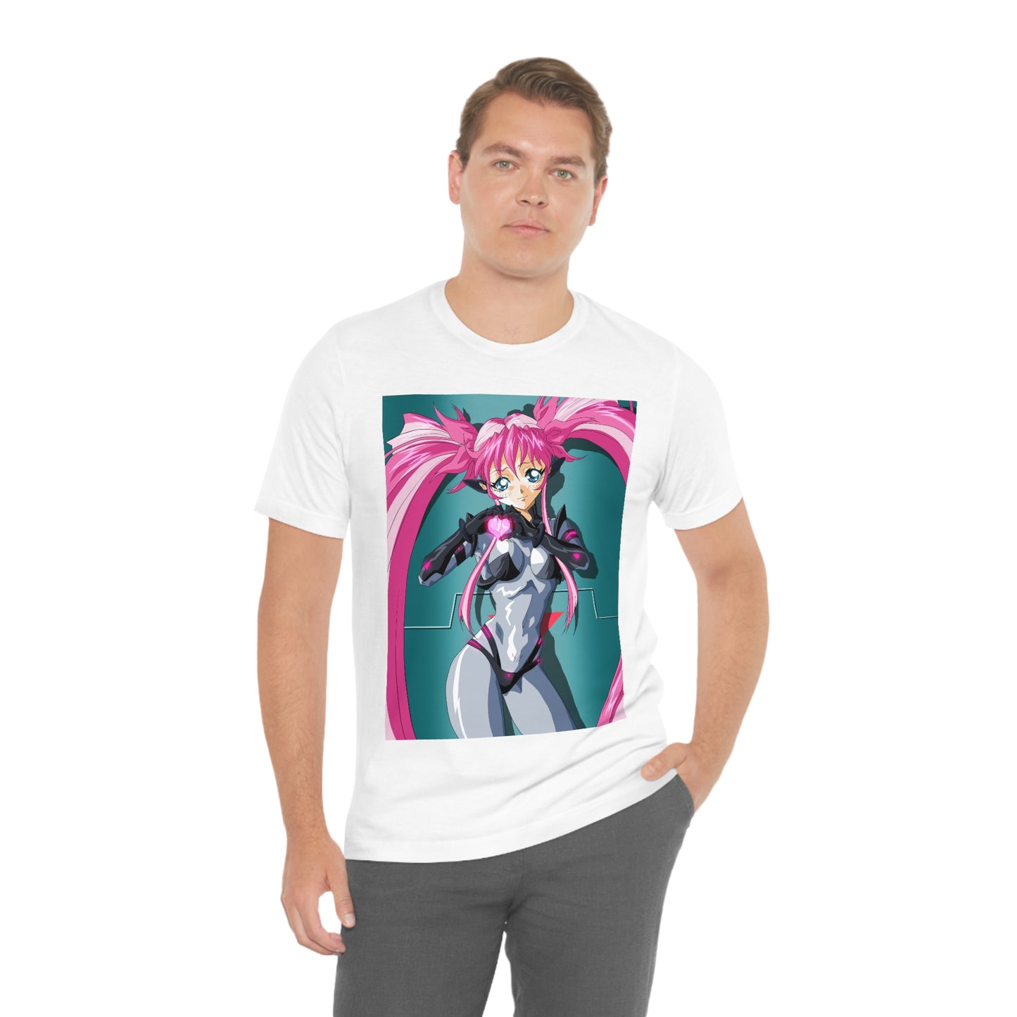 Yuimei hearts you just a little Unisex Jersey Short Sleeve Tee