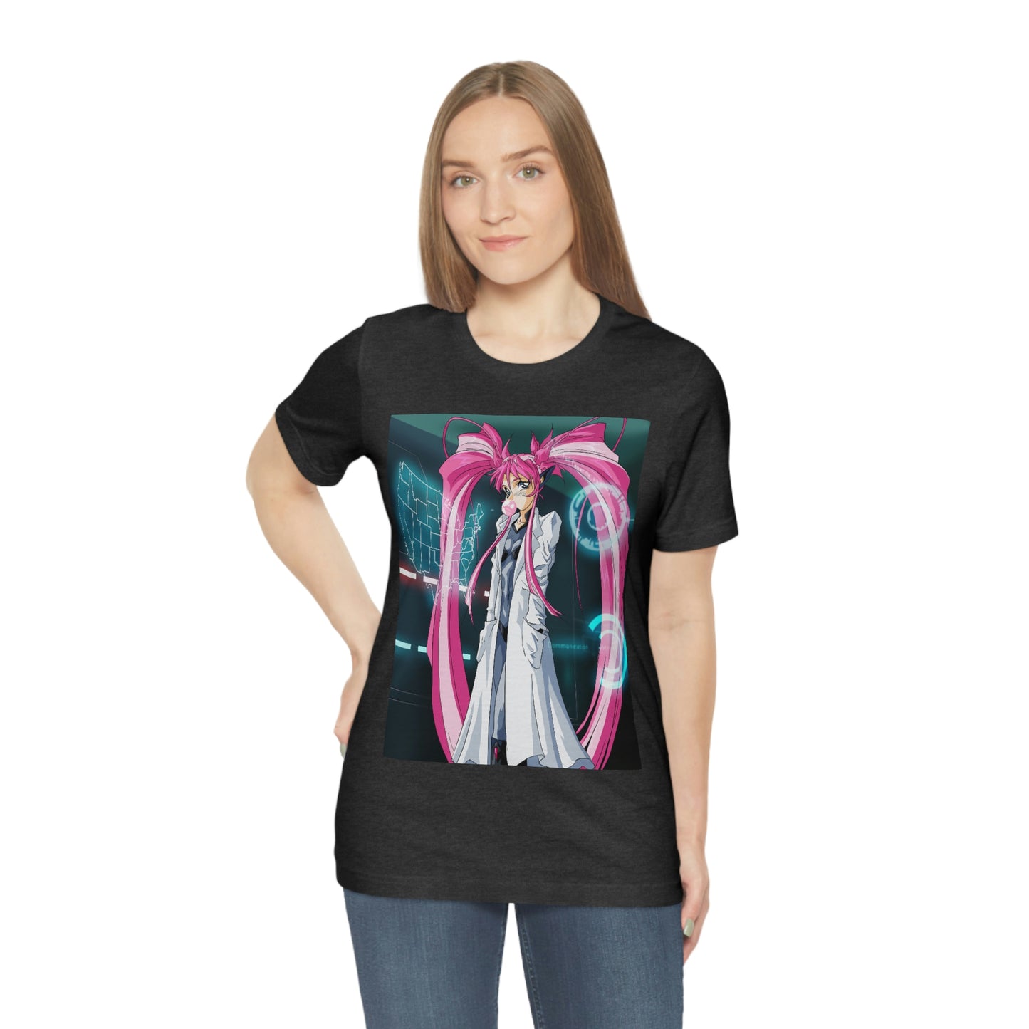 Yuimei definitely not plotting world domination Unisex Jersey Short Sleeve Tee