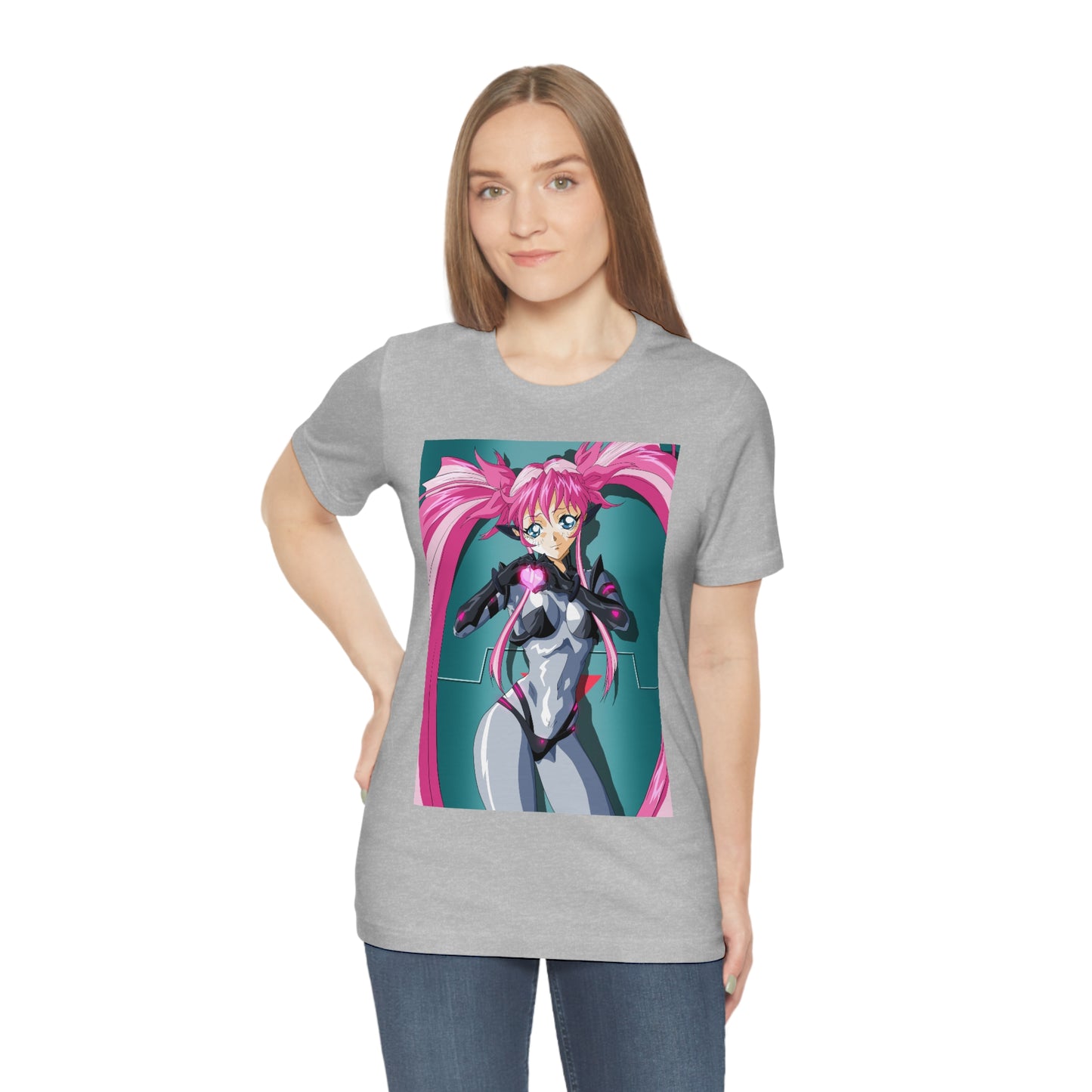 Yuimei hearts you just a little Unisex Jersey Short Sleeve Tee