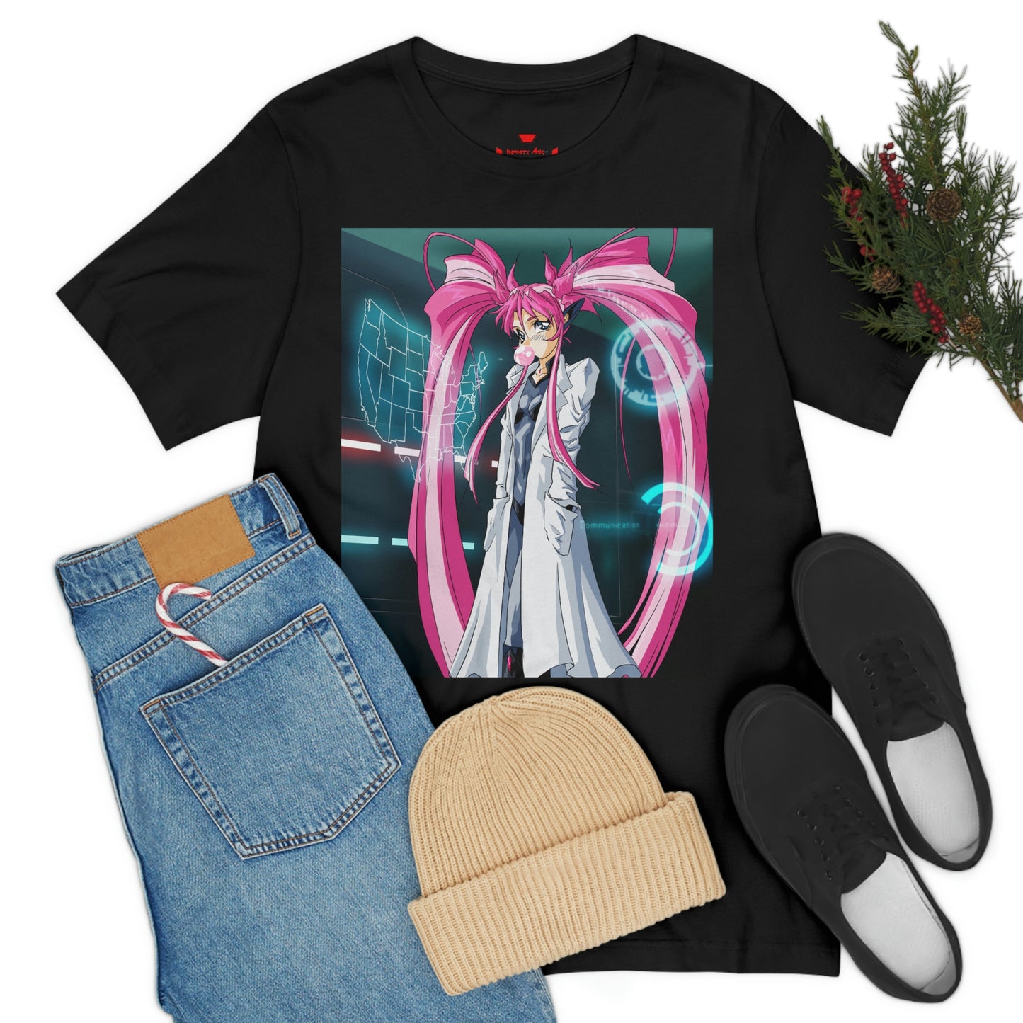 Yuimei definitely not plotting world domination Unisex Jersey Short Sleeve Tee