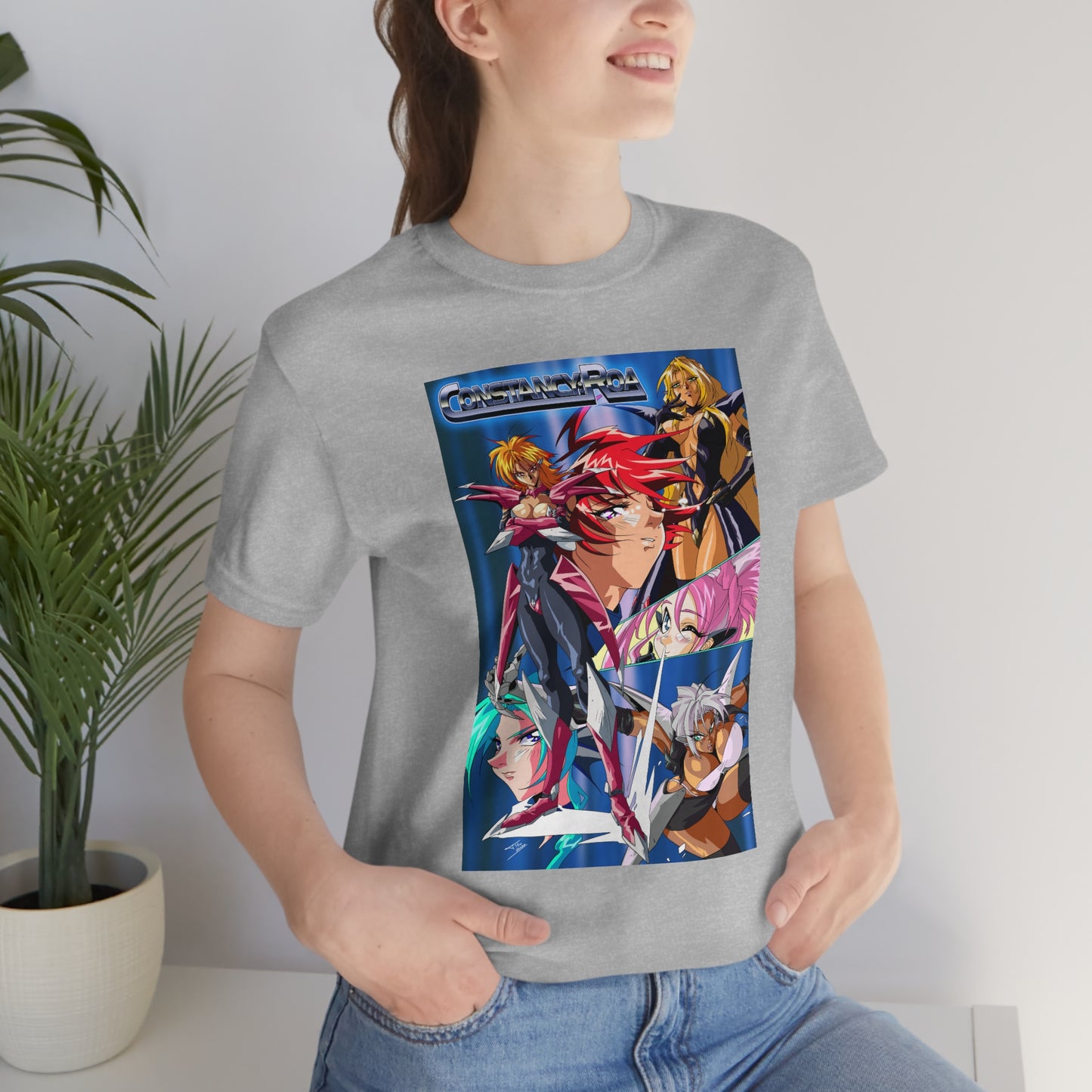 Constancy Roa poster art Unisex Jersey Short Sleeve Tee